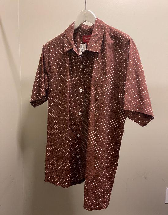 Supreme Supreme Polka Dot Denim Dress Shirt | Grailed