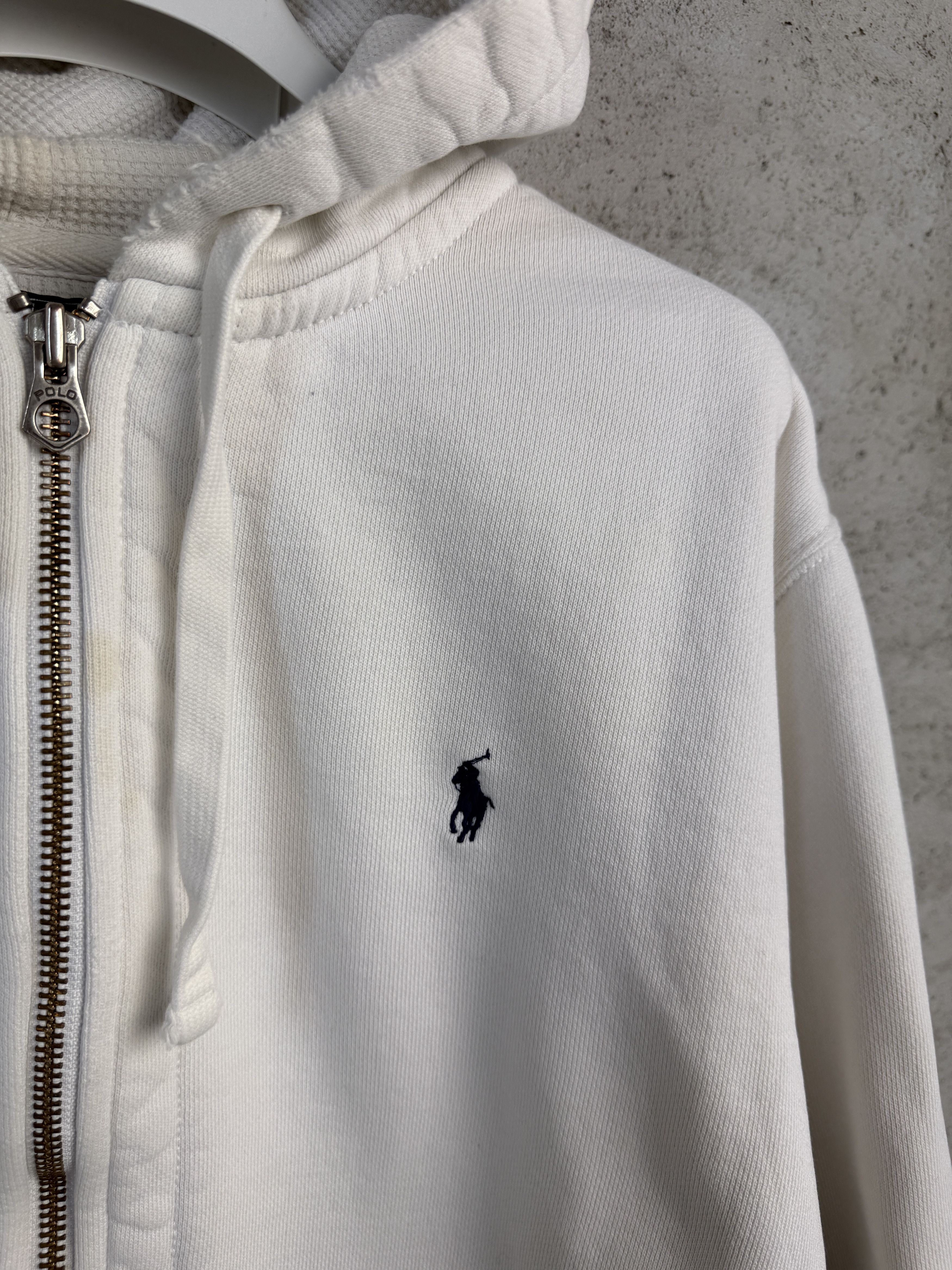 Polo Ralph Lauren Polo Ralph Lauren heavy zip-up hoodie vintage Size US XL / EU 56 / 4 - 2 Thumbnail