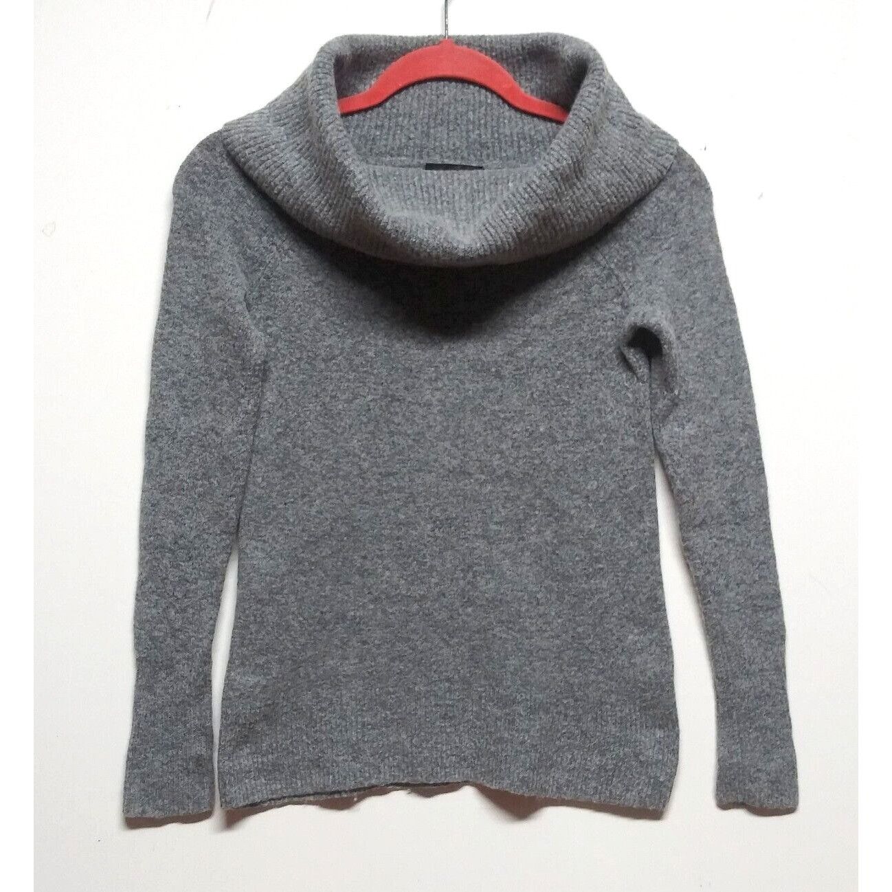 J.Crew J.Crew sweater ALPACA MERINO WOOL XS Cowl Neck gray pullover Size XS / US 0-2 / IT 36-38 - 1 Thumbnail