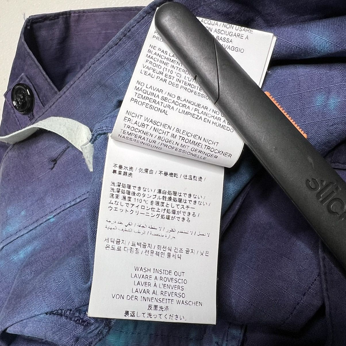 Off-White × Virgil Abloh Off-White (SS20) Tie-Dye Cargo Pants Size US 34 / EU 50 - 6 Thumbnail