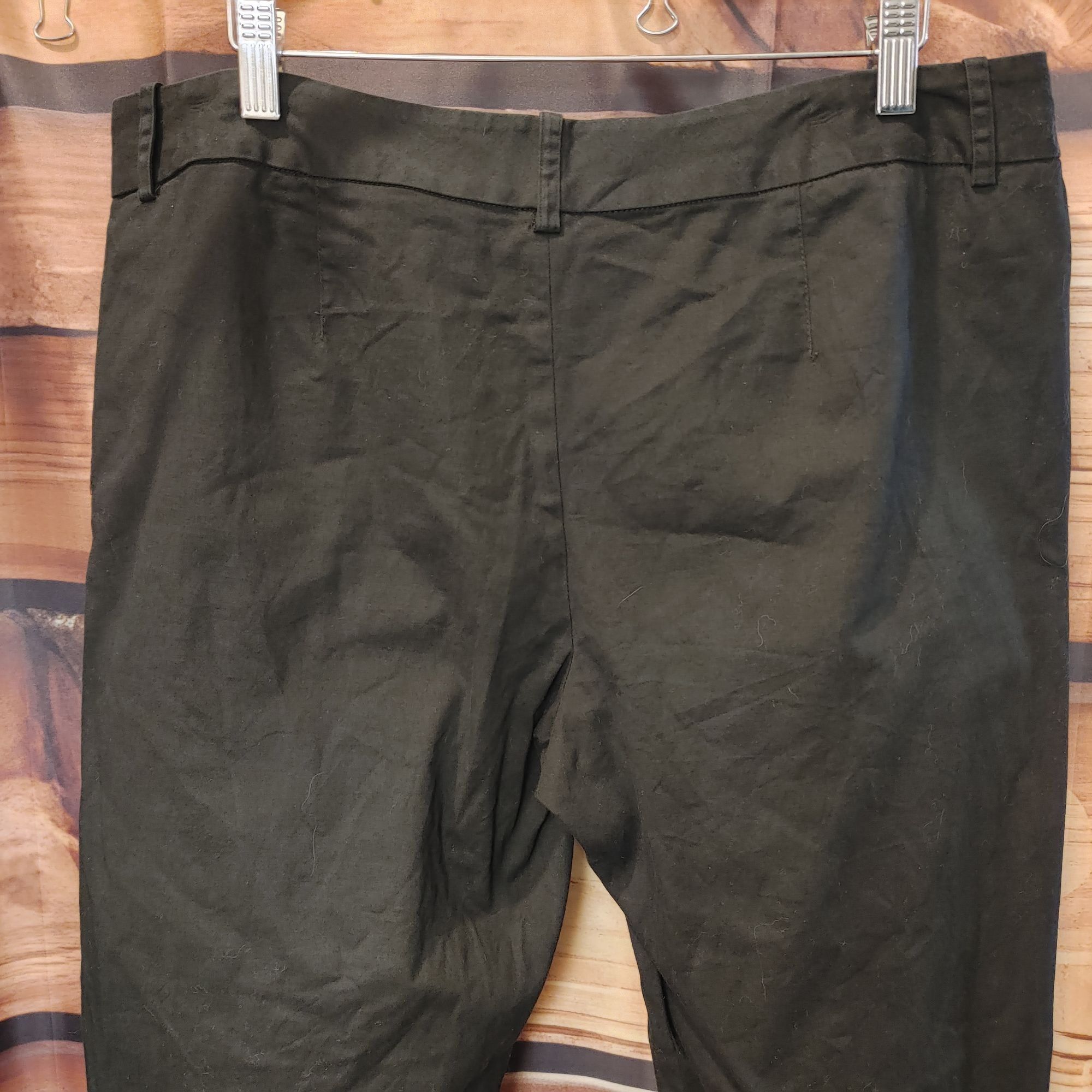 Other Simply Vera | Vera Wang Black Capri Drawstring Pants 14 Size 36" / US 14 / IT 50 - 2 Thumbnail