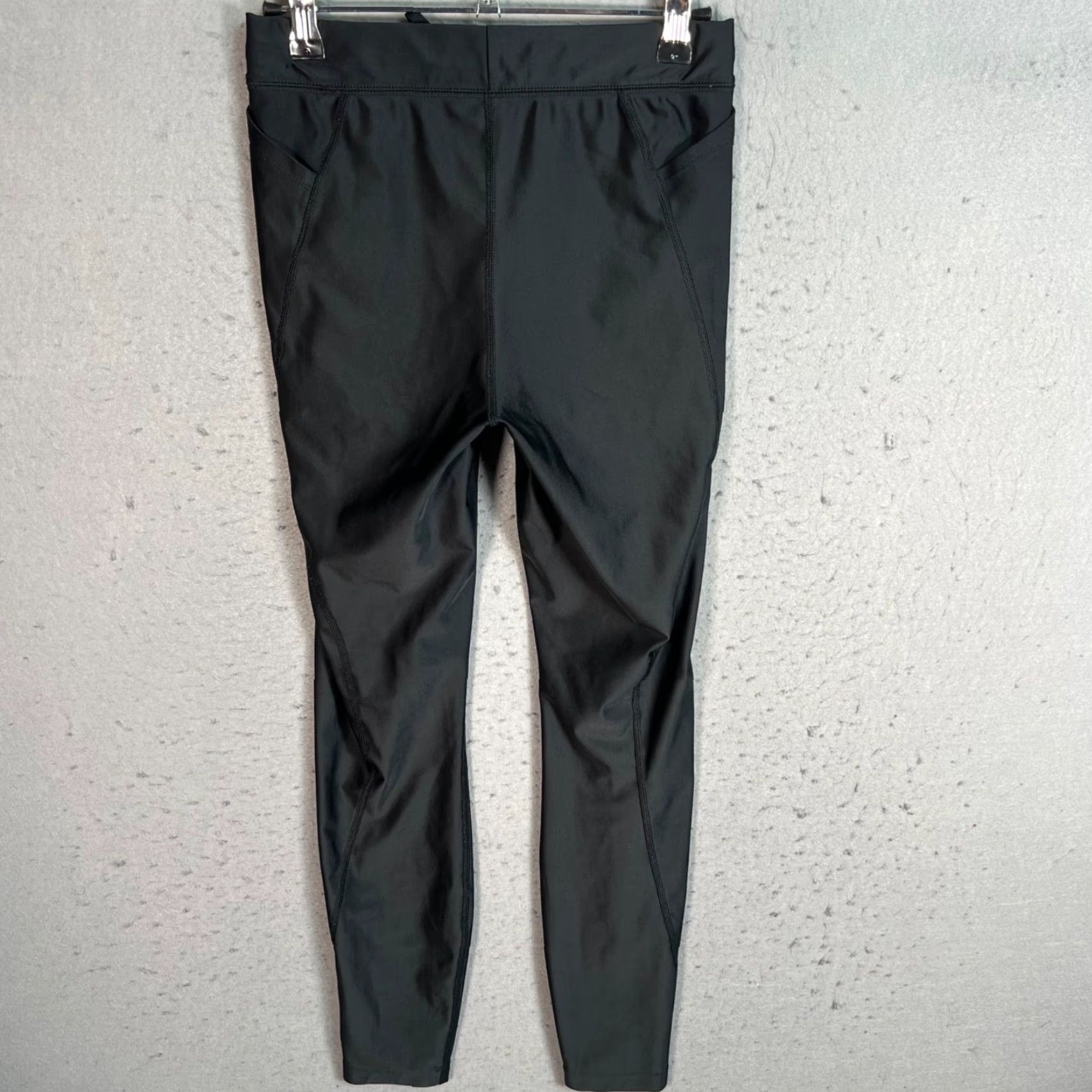Nike Nike Dri-Fit Womens Black Running Tights Size Small with Drawstring Leggings Size ONE SIZE - 2 Thumbnail