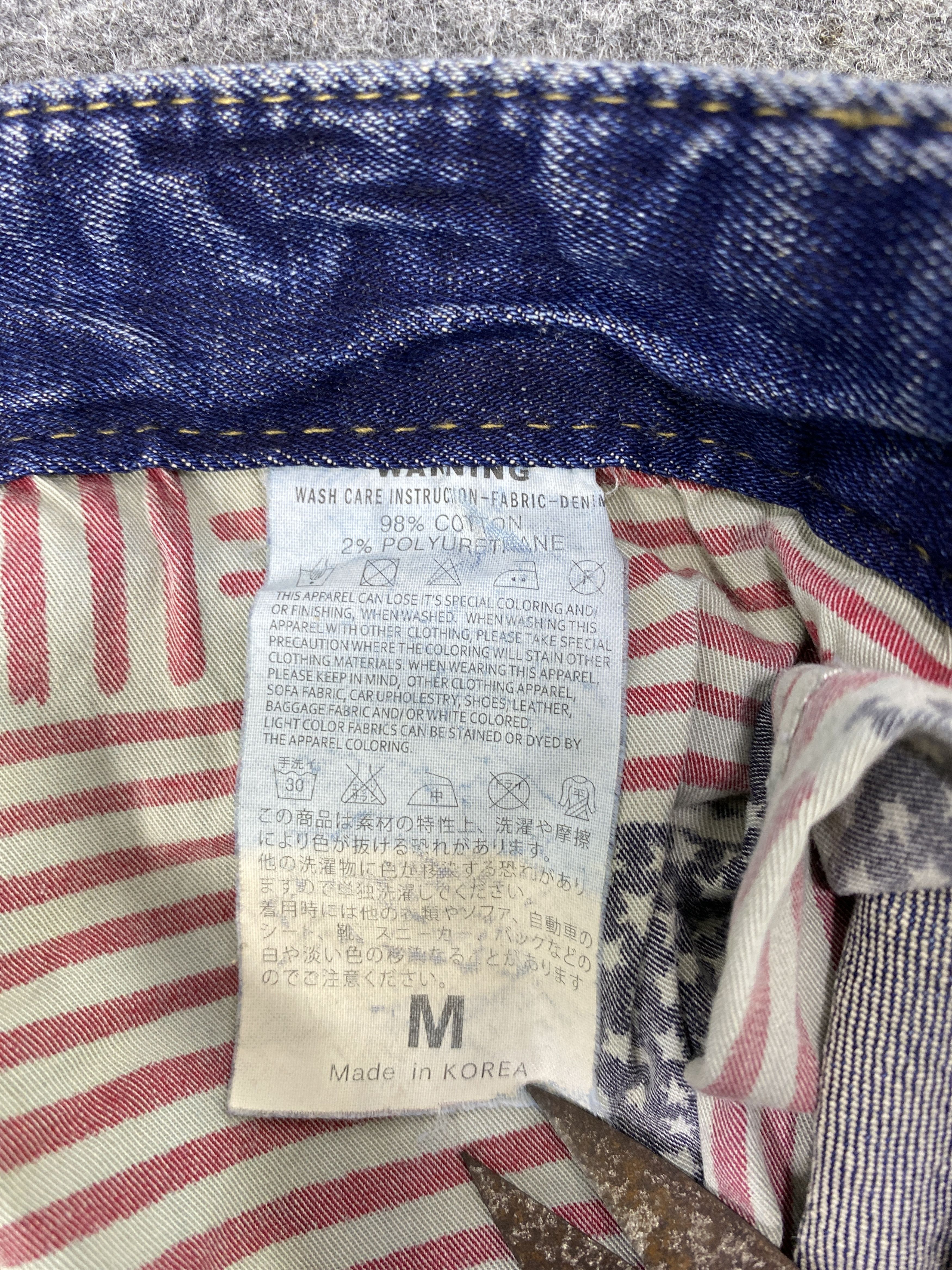 Japanese Brand Japanese Brand DPSR Distressed Blue Wash Denim - J1080 Size US 32 / EU 48 - 12 Thumbnail