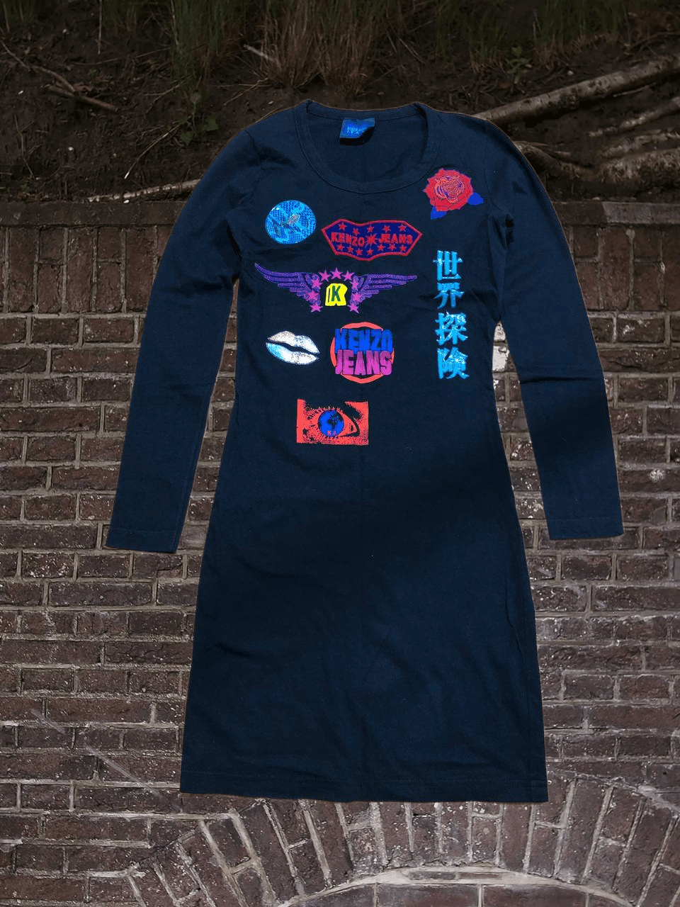 Kenzo Vintage Kenzo Dress Womens Black Knit Long Sleeves Size S / US 4 / IT 40 - 1 Thumbnail