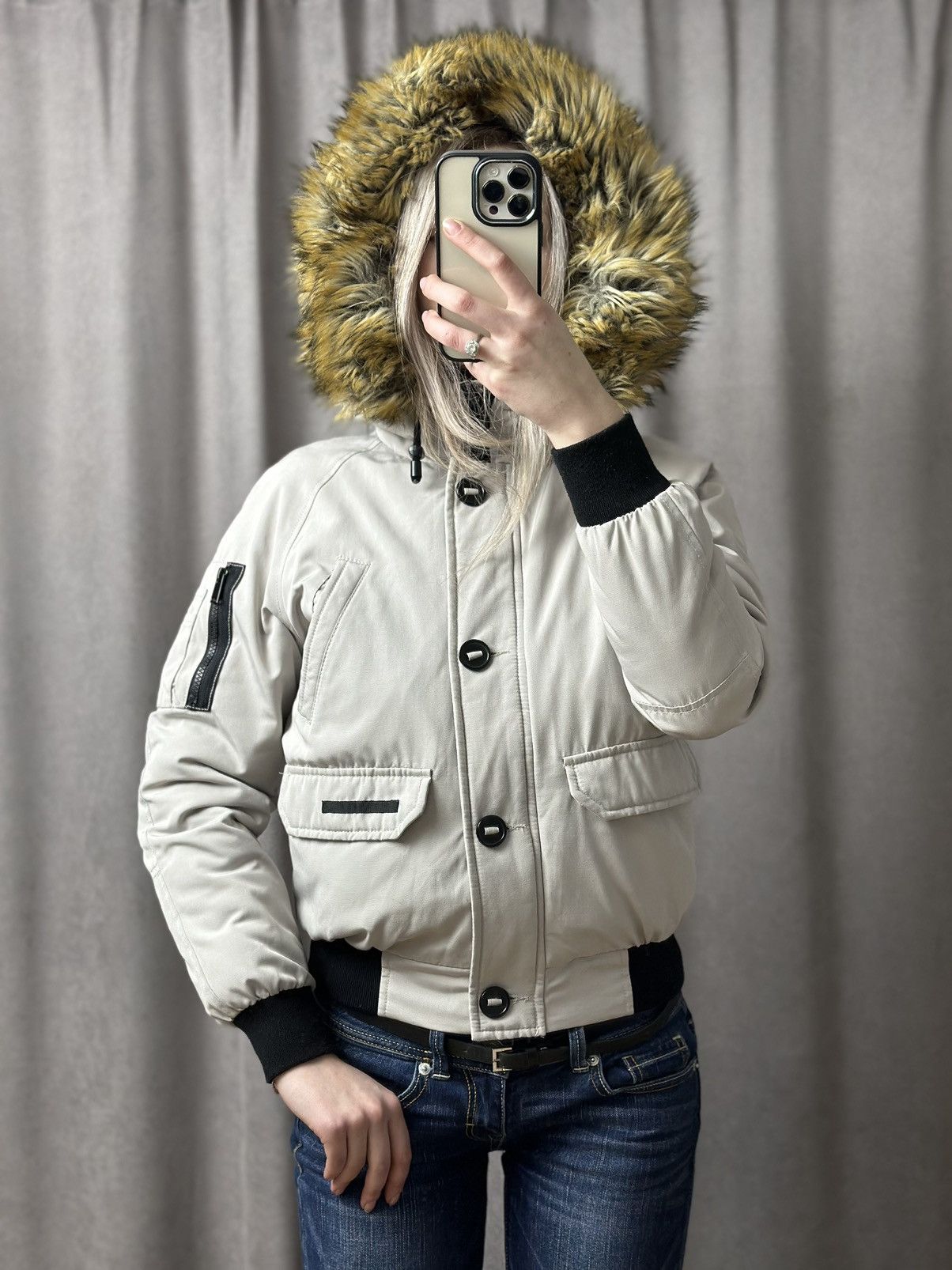 If Six Was Nine Vintage Ifsixwasnine Jacket Fur Mexx LGB Y2K Rare Kapital Size XS / US 0-2 / IT 36-38 - 1 Thumbnail