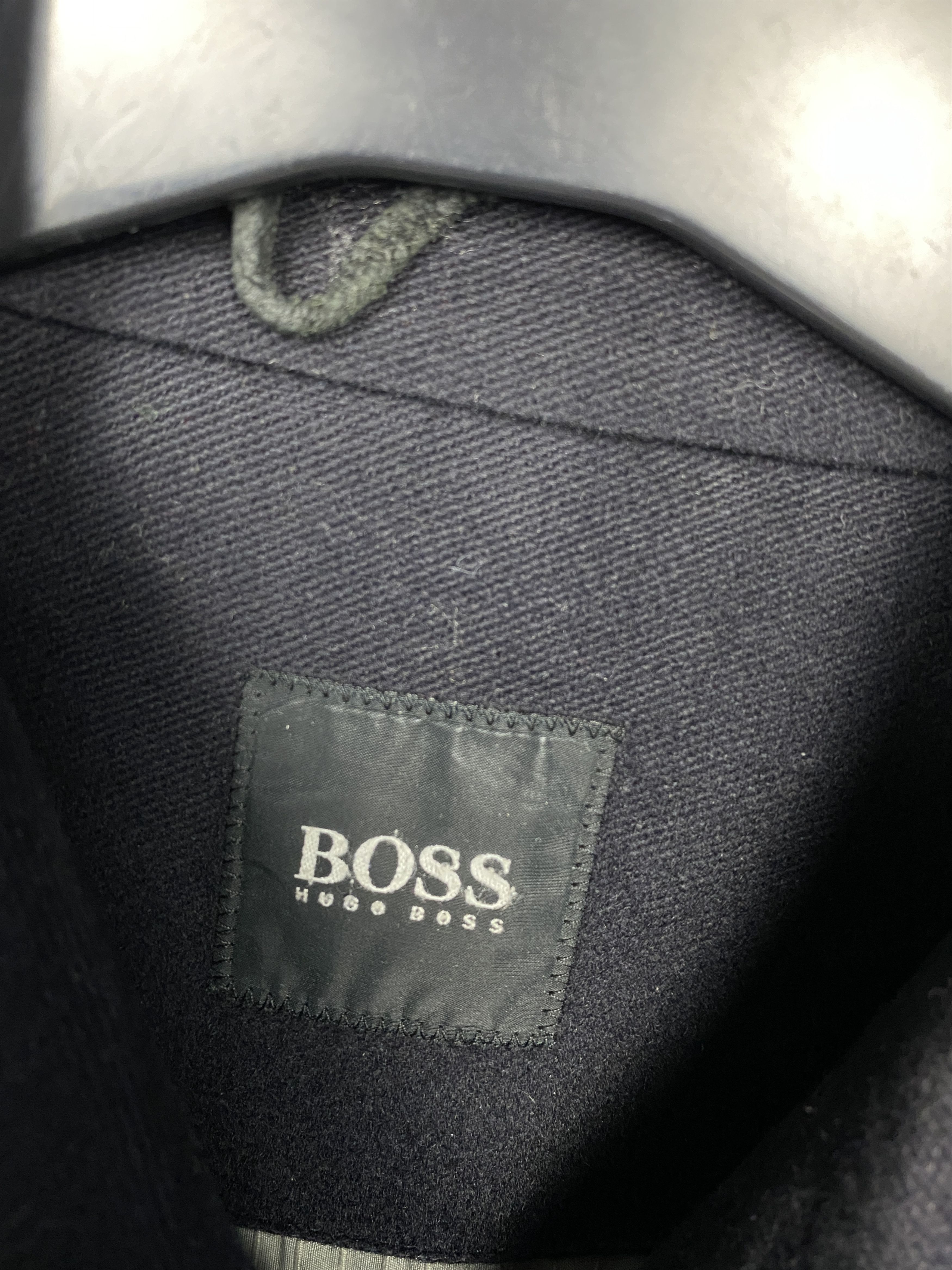 Hugo Boss Hugo Boss Vintage Mens Wool Coat Jacket Size US L / EU 52-54 / 3 - 3 Thumbnail