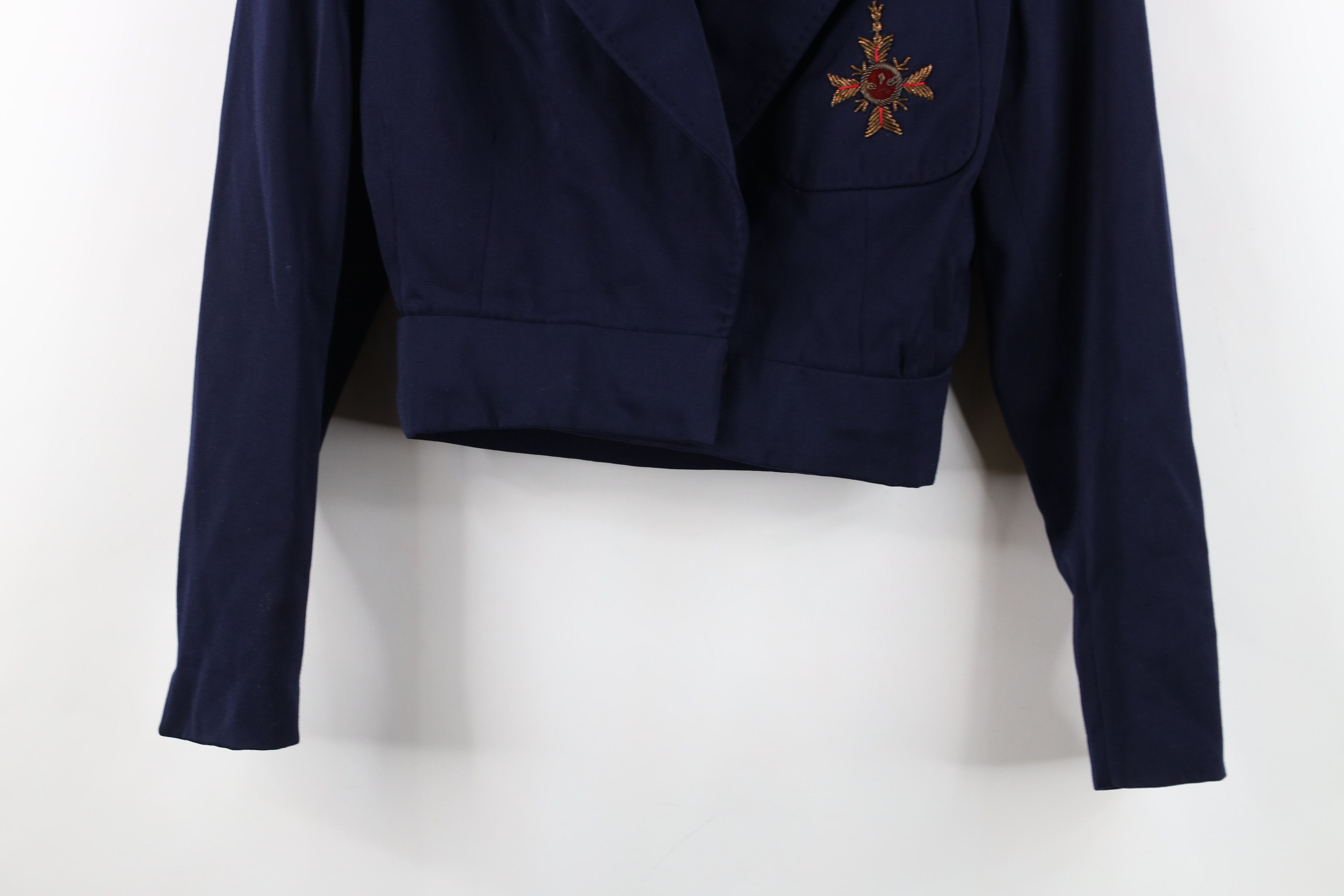 Vintage Vintage 30s 40s Gabardine Crest Clasp Hook Blazer Jacket USA Size M / US 6-8 / IT 42-44 - 3 Thumbnail