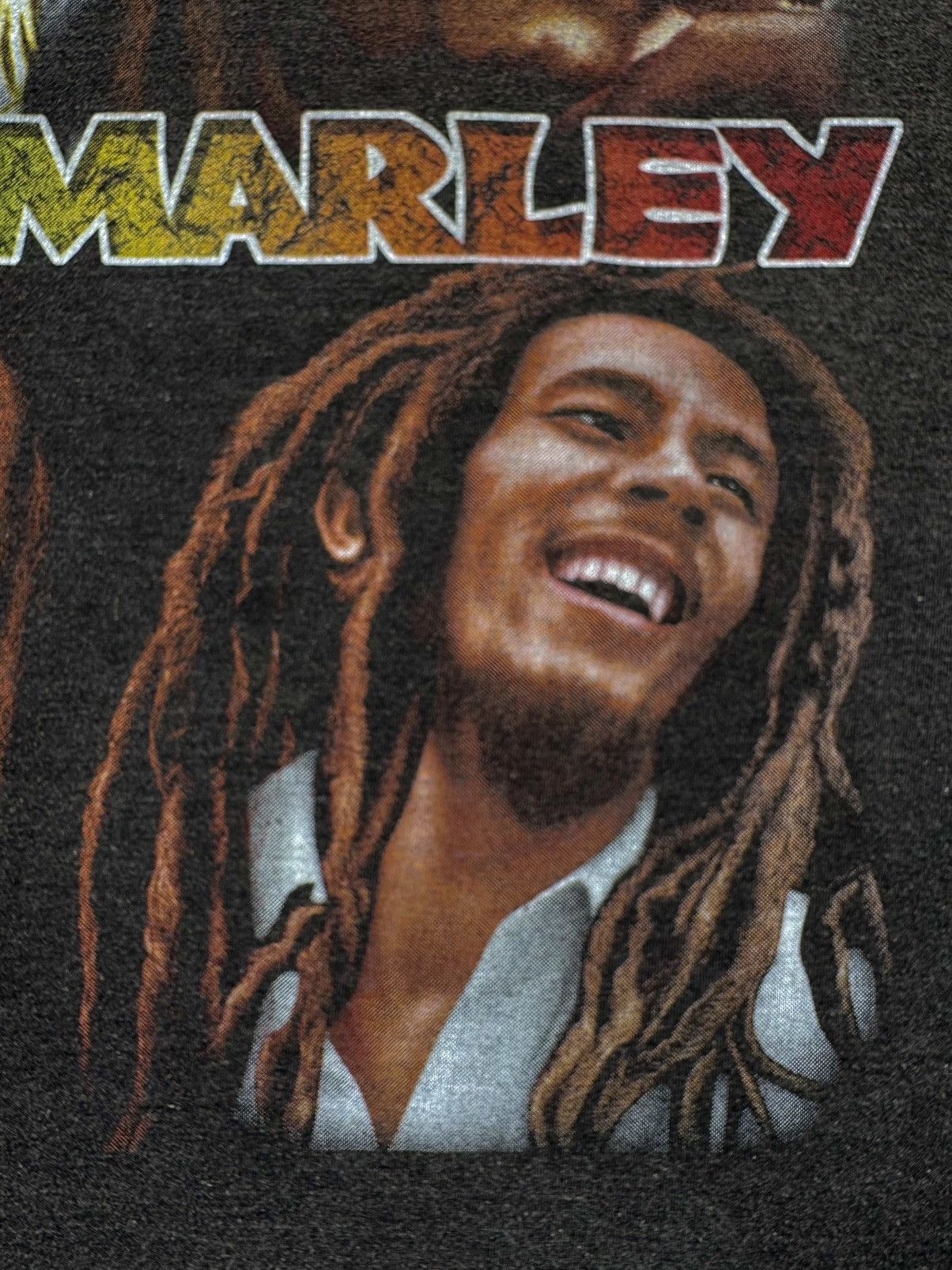 Bob Marley × Rap Tees × Vintage Bob Marley 90's Vintage Rap T-Shirt Size US XXL / EU 58 / 5 - 6 Thumbnail