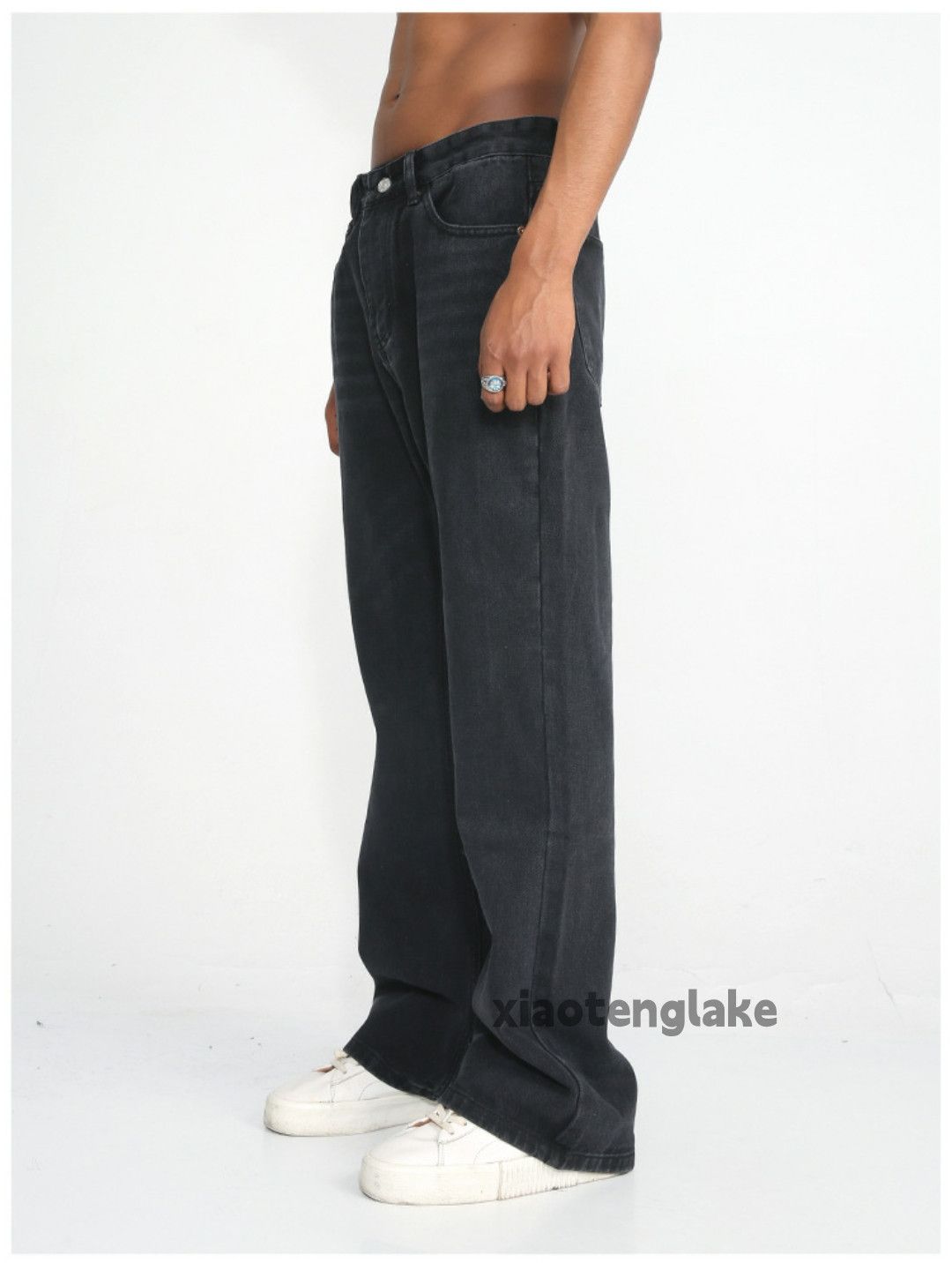 Jean × Vintage washed faded punk grunge bootcut flared yuppie jeans Size US 32 / EU 48 - 6 Thumbnail