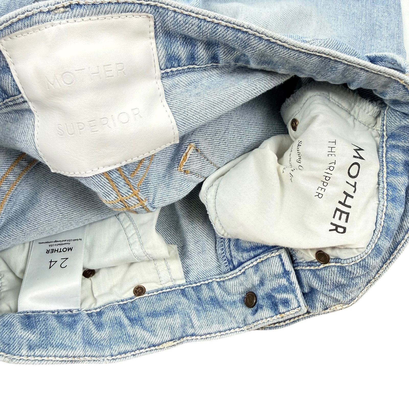 MOTHER Mother Superior The Tripper High Rise Boot Cut Jeans Size 24 Size 24" / US 00 / IT 34 - 6 Thumbnail