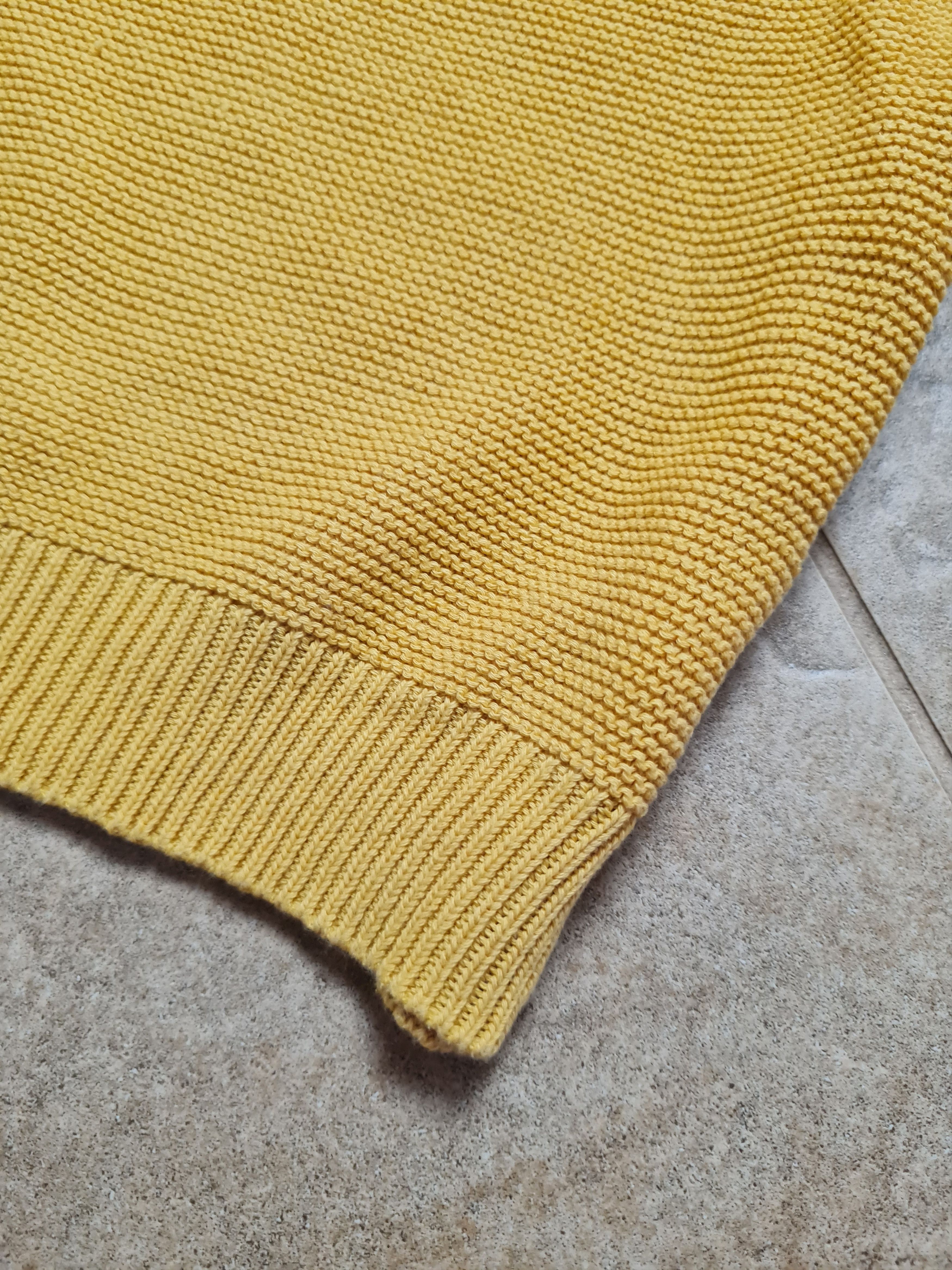Max Mara Weekend Max Mara Womens Yellow Knit Sweater Raglan Sleeve Size M / US 6-8 / IT 42-44 - 8 Thumbnail