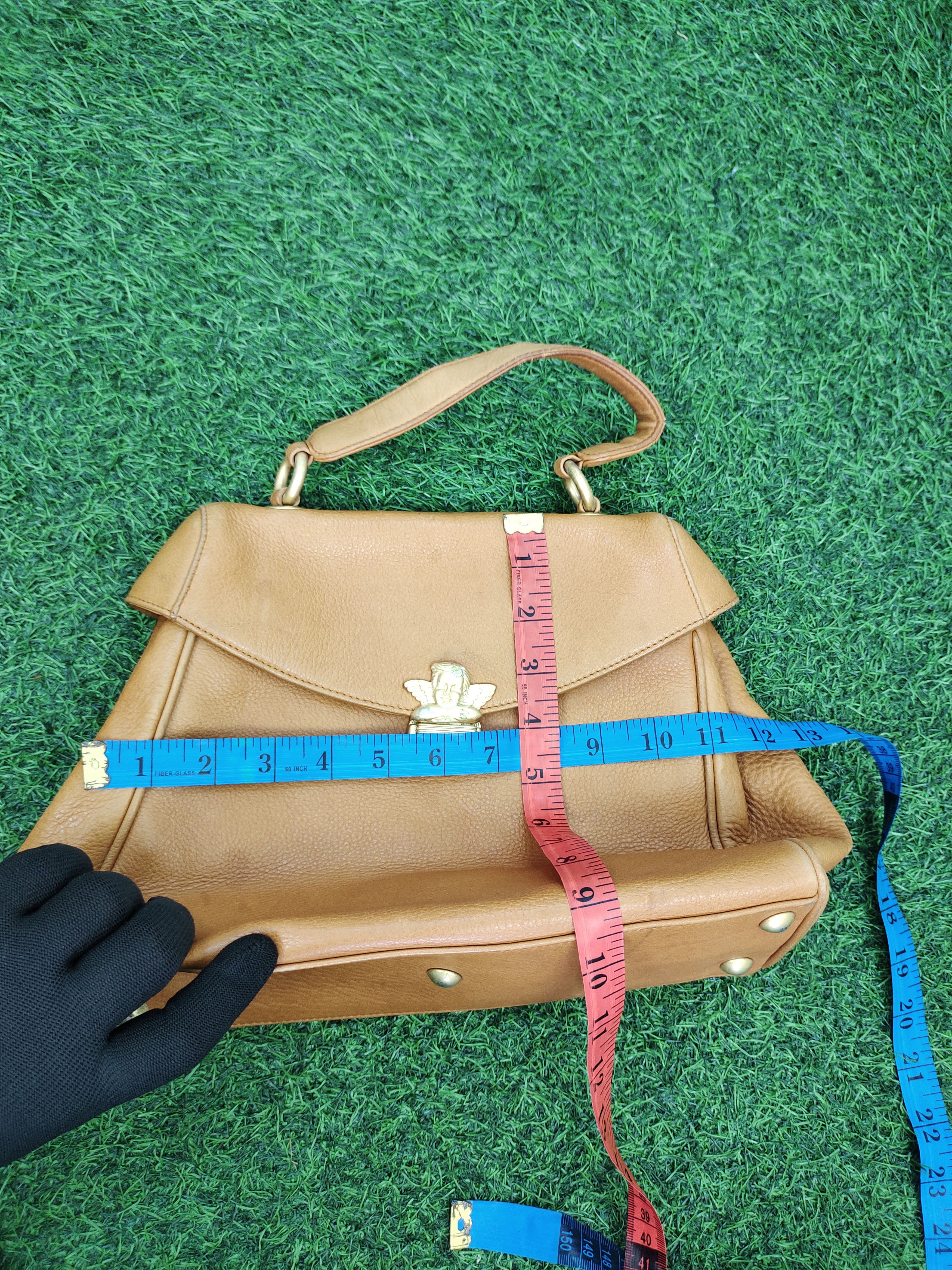 Vintage Vintage Comtesse Italy Patina Leather Tote Bag Size ONE SIZE - 11 Thumbnail