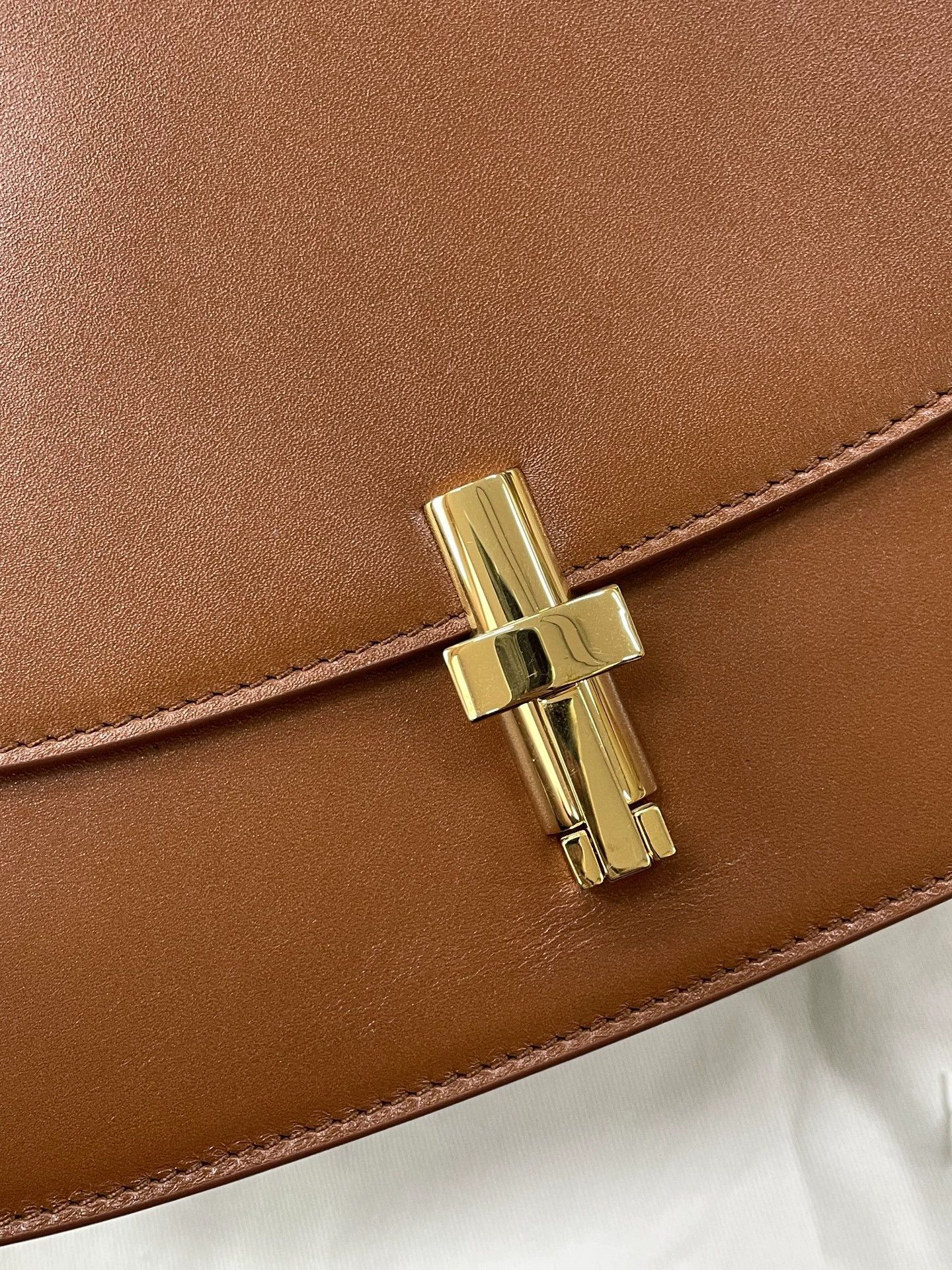 The Row The Row gold brown sofia handbag w/ dust bag & card Size ONE SIZE - 3 Thumbnail