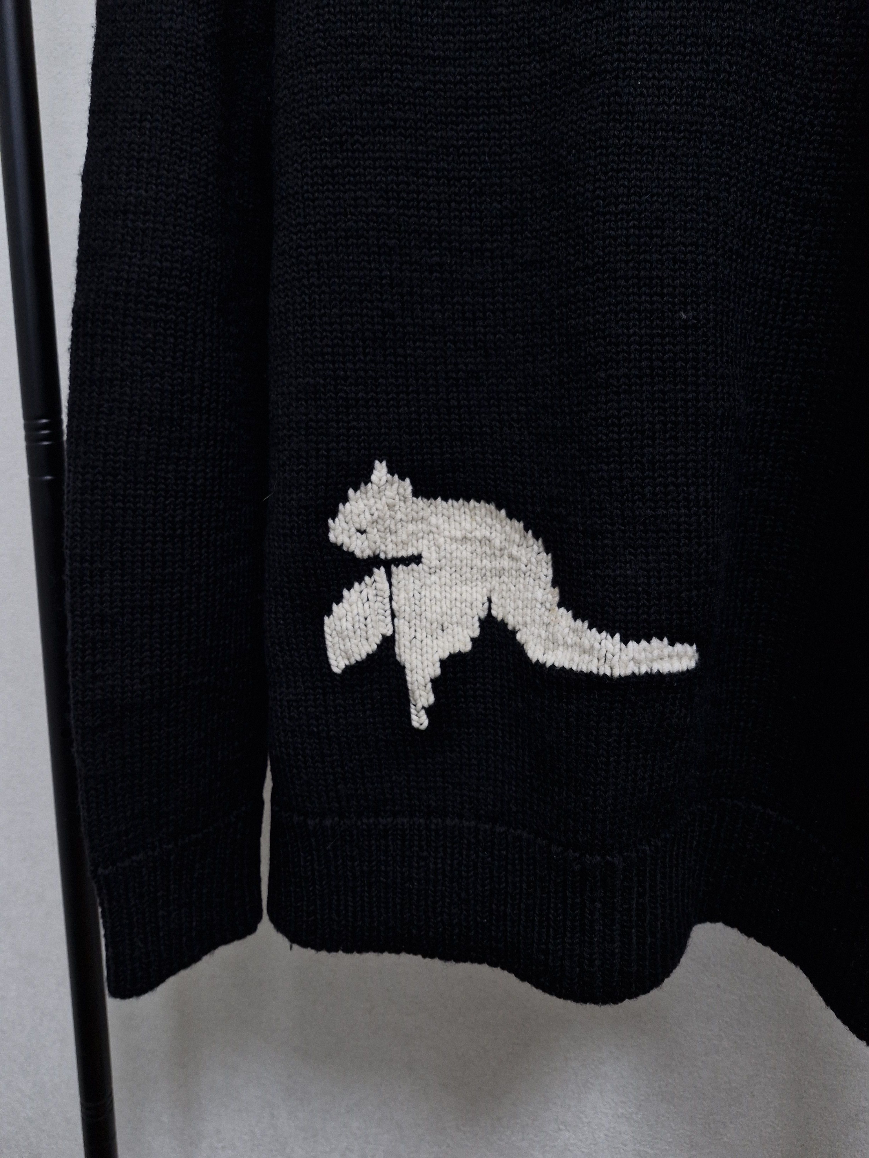 Raf Simons RAF SIMONS FW15 Intarsia Bird Knit Sweater Size US XL / EU 56 / 4 - 3 Thumbnail
