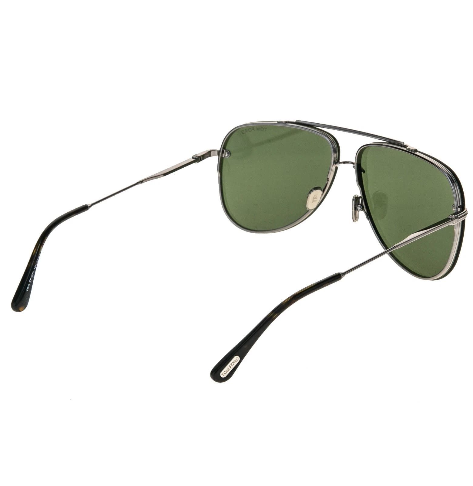 Tom Ford TOM FORD LEON TF1071 14N Gray Green Metal Sunglasses 1071 Size ONE SIZE - 6 Thumbnail
