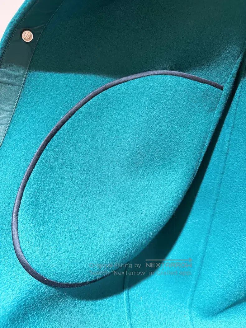 Loro Piana Loro Piana Peacock Green Baby Cashmere Notched Collar Mid- Size S / US 4 / IT 40 - 6 Thumbnail