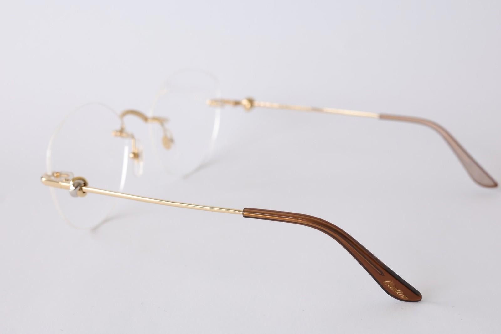 Cartier New Cartier eyewear optical eyeglasses CT0376O 001 gold Size ONE SIZE - 5 Thumbnail