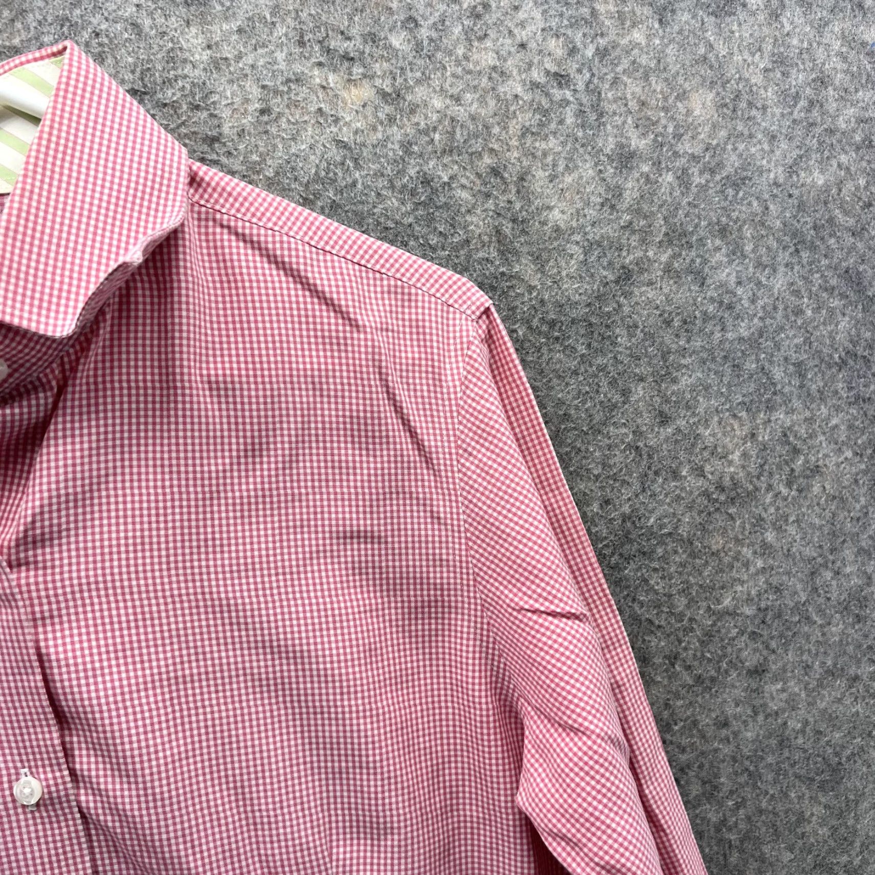 Brooks Brothers VINTAGE Brooks Brothers Shirt Women 8 Pink Casual Button-Up Gingham Check Long Sleeve Collared Regular Fit Womens Size M / US 6-8 / IT 42-44 - 4 Thumbnail