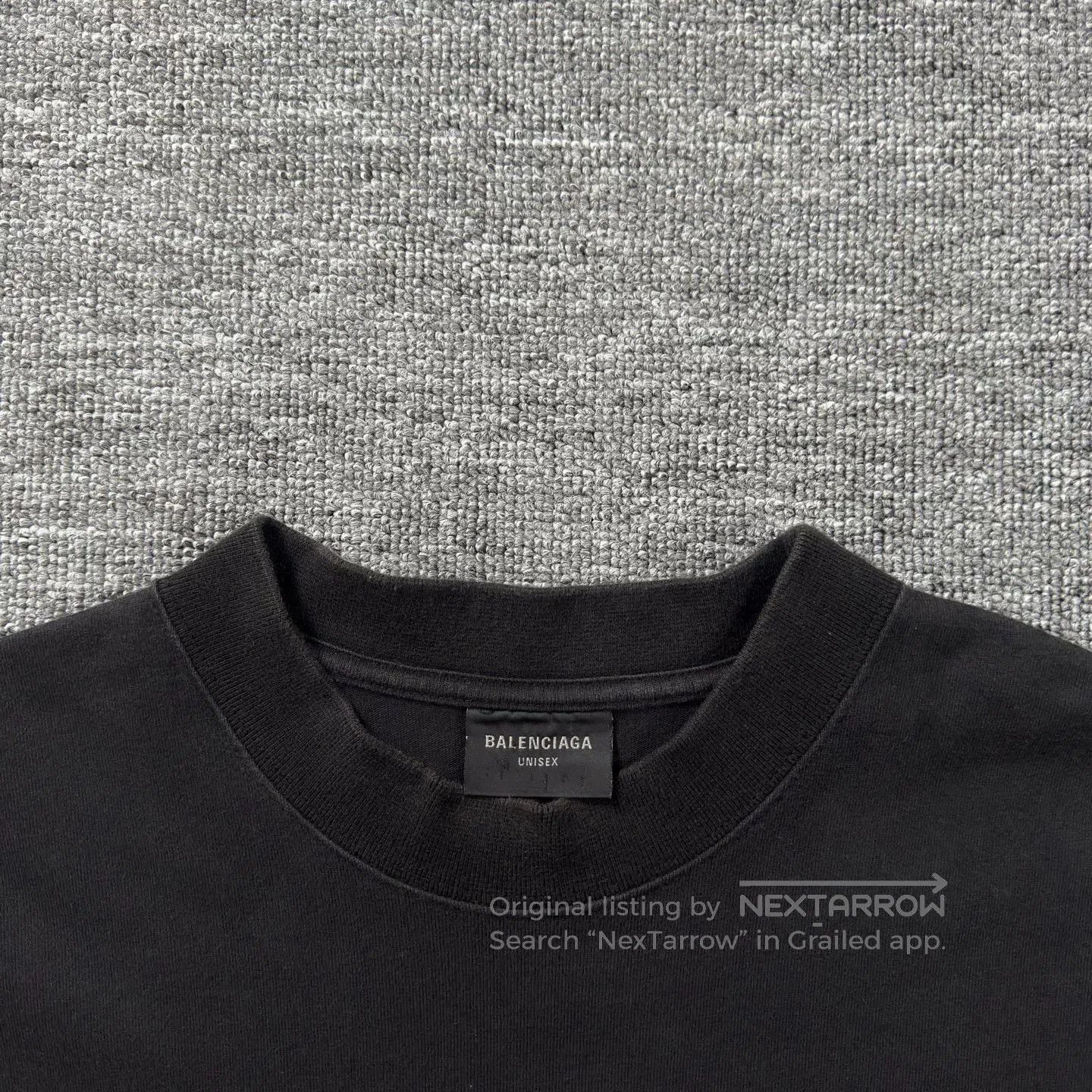Balenciaga Balenciaga Black Crystal Double B T-shirt. Size US S / EU 44-46 / 1 - 3 Thumbnail