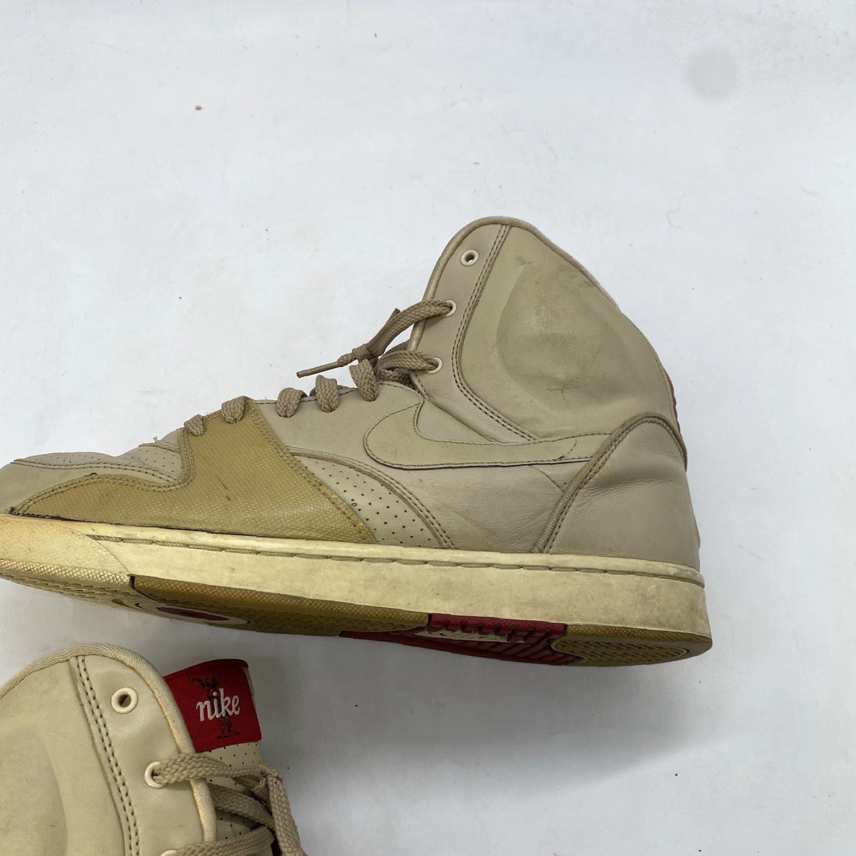 Nike Nike Rt1 High White 2009 Mens Size 11 Vintage Retro Y2K Skate Nike RT1 High Top Leather White Foam Insole Rubber Outdoor/Casual Sneaker Size US 11 / EU 44 - 6 Thumbnail