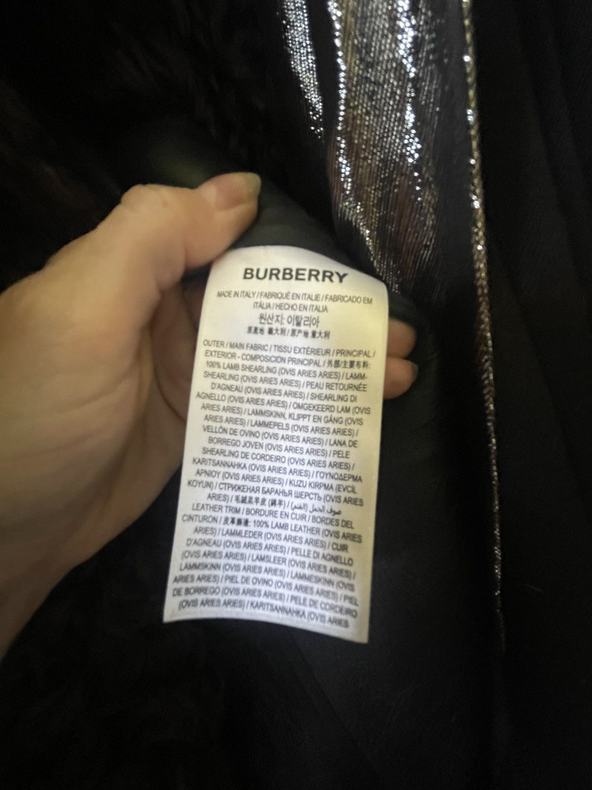 Burberry Burberry 100% lambskin shearling coat NEW Size XS / US 0-2 / IT 36-38 - 7 Thumbnail