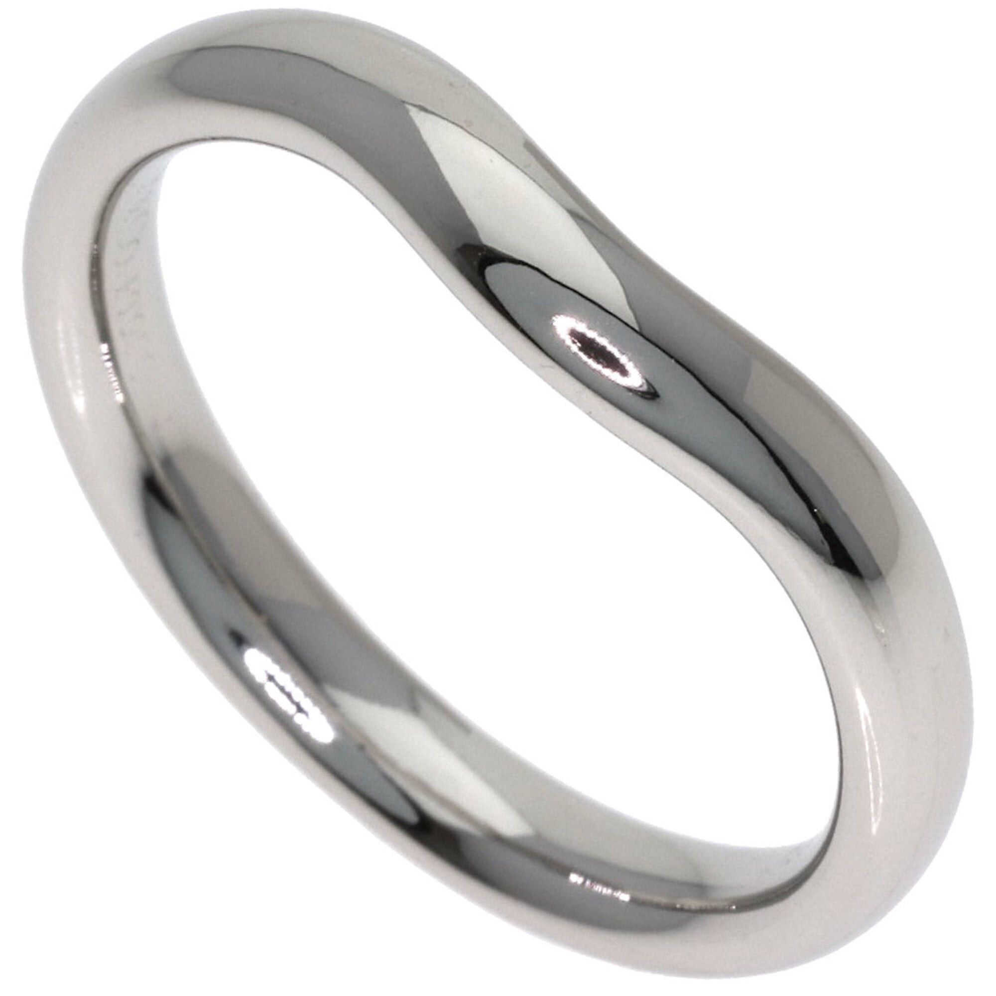 Tiffany & Co. Tiffany & Co. Curved Band Ring, Platinum PT950, Women's Ring. Size ONE SIZE - 1 Thumbnail