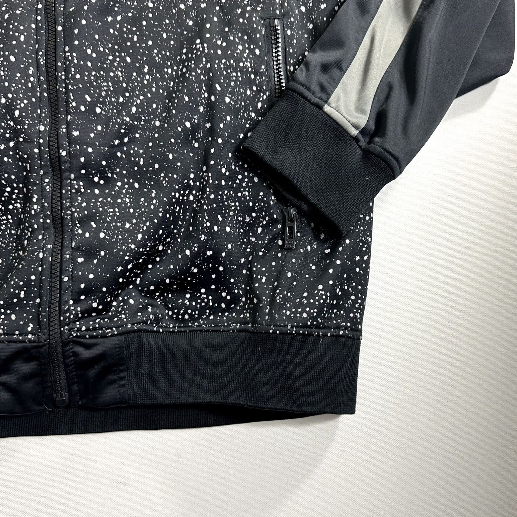 Ecko Unltd. Vintage Ecko Y2K Track Jacket Men 2XL Black Full Zip Speckled Fleck GRUNGE Size US XXL / EU 58 / 5 - 3 Thumbnail