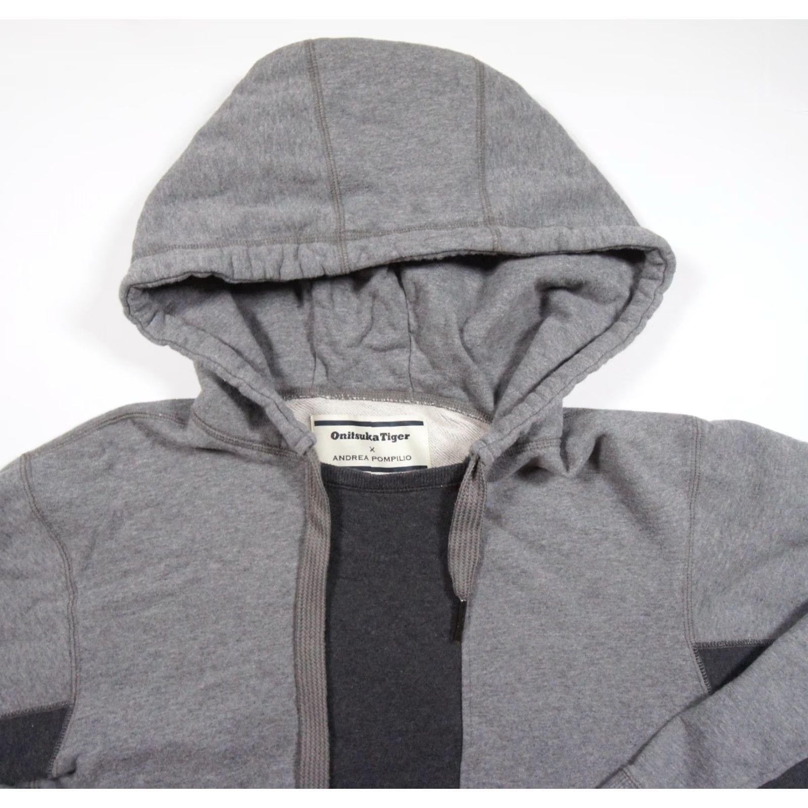Puma PUMA Onitsuka Tiger Gray Hoodie Adult Medium Long Sleeve Pullover Outdoor Mens Size US M / EU 48-50 / 2 - 2 Thumbnail