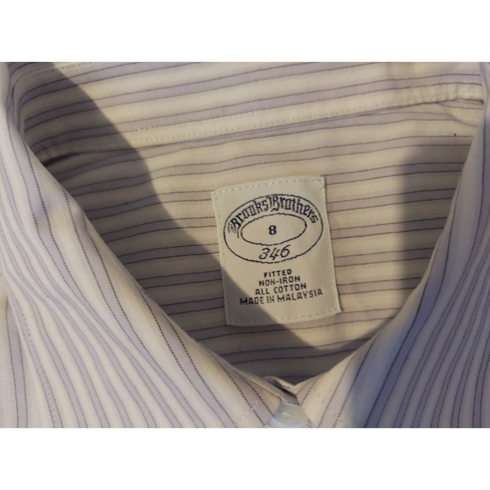 Brooks Brothers VINTAGE: No Brooks Brothers Dress Shirt Blouse 8 Purple Cotton Button Shirt Women Everyday Classic Mens Womens Size M / US 6-8 / IT 42-44 - 3 Thumbnail