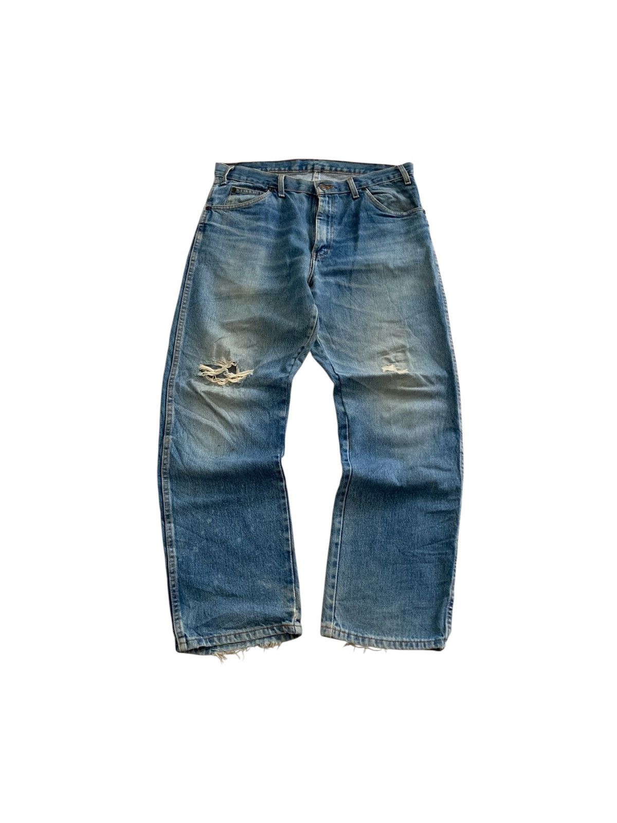 Dickies Vintage Dickies Reguler Distressed Faded Baggy Jeans Size US 34 / EU 50 - 9 Thumbnail
