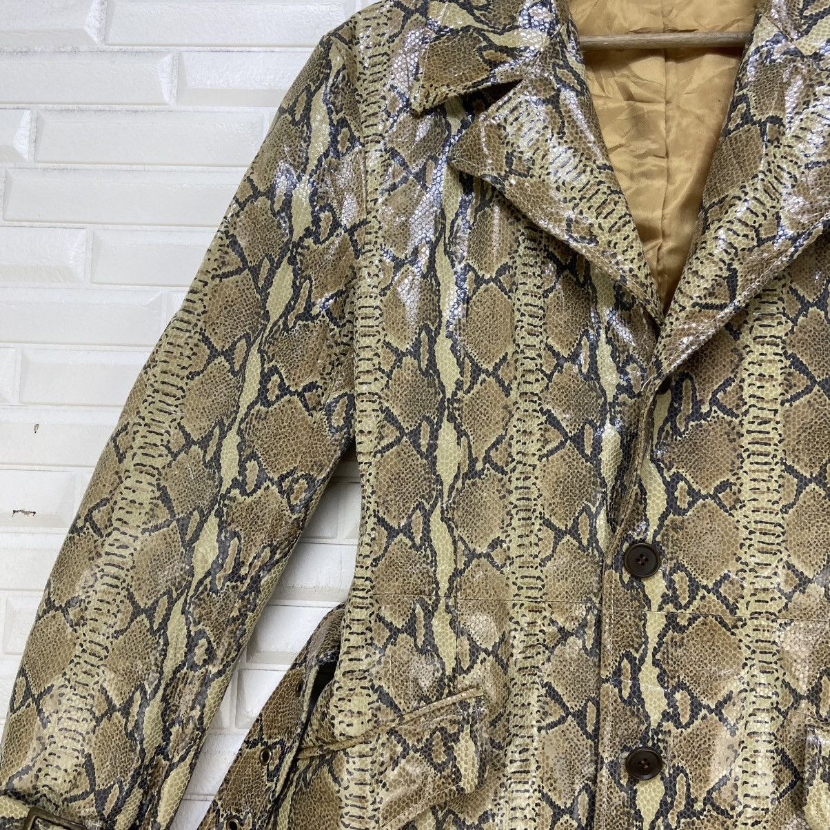 Tornado Mart Tornado Mart Python Long Coat Pig Skin Size US XS / EU 42 / 0 - 7 Thumbnail