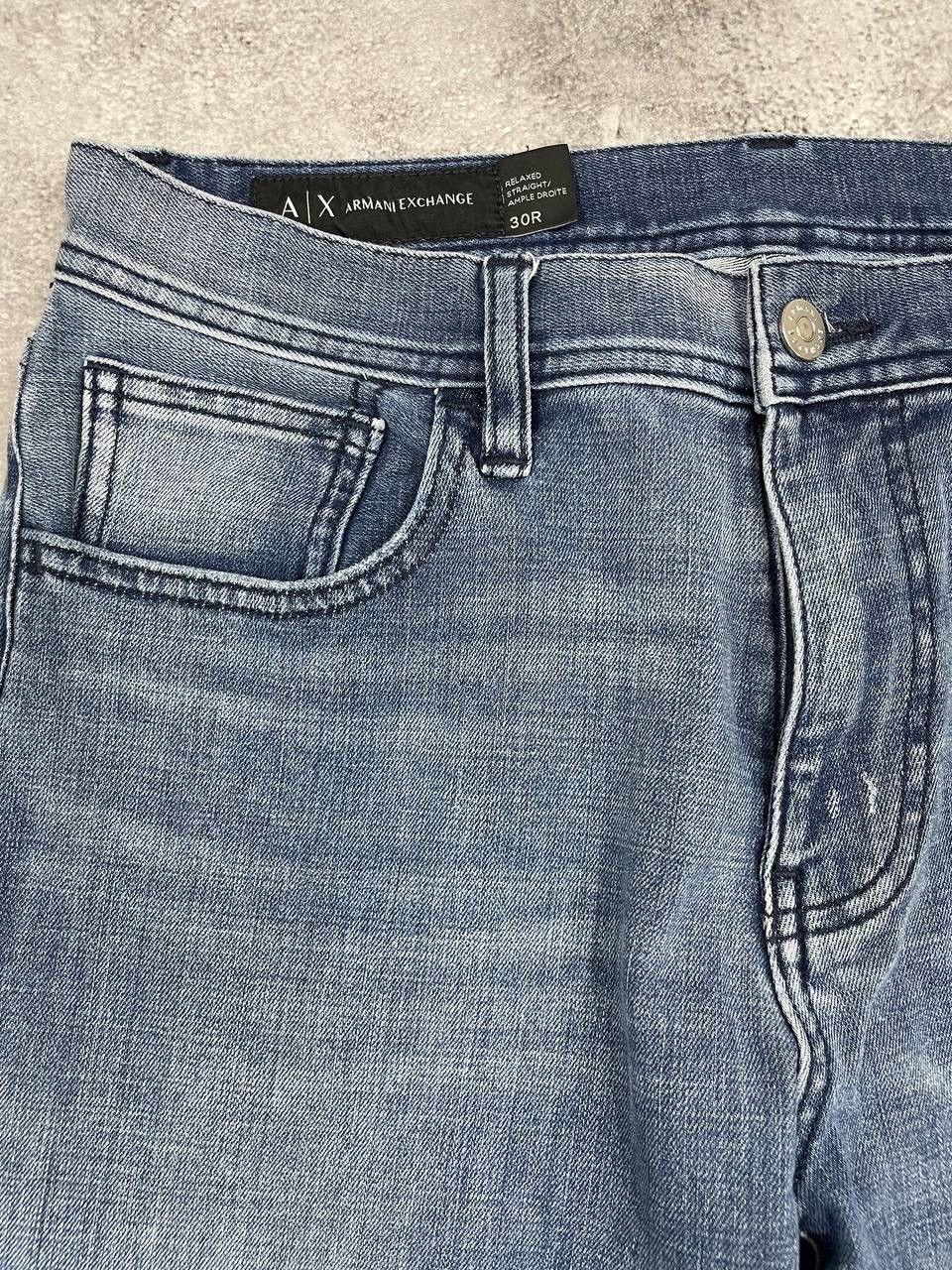Armani Exchange Armani Exchange Men Denim Jeans Blue RelaxedStraight SizeW30 Size US 30 / EU 46 - 7 Thumbnail