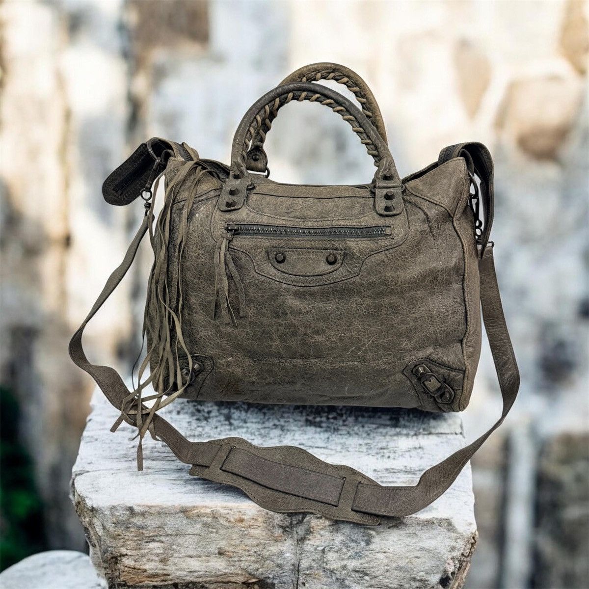 Balenciaga Balenciaga City Leather Large Shoulder Bag Size ONE SIZE - 1 Thumbnail