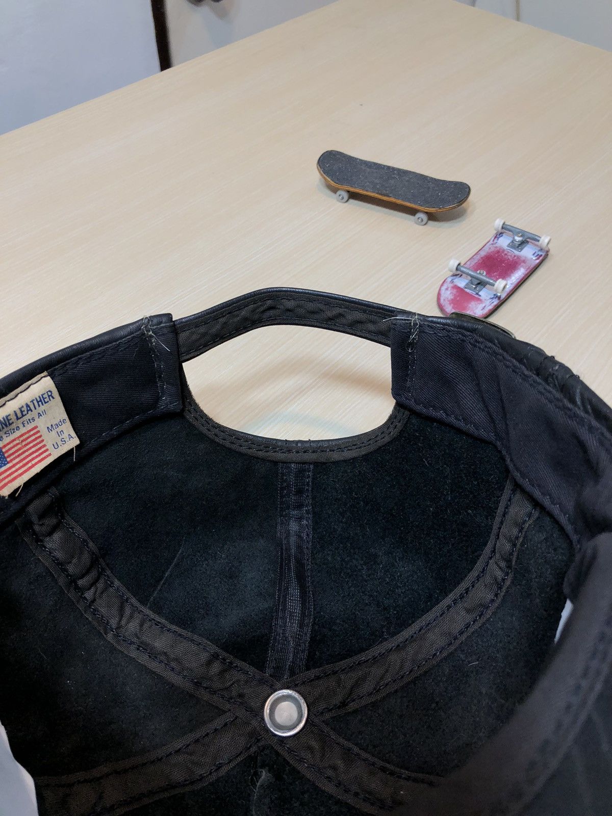 Stussy Rare 80’s Stussy Leather Cap Size ONE SIZE - 6 Thumbnail