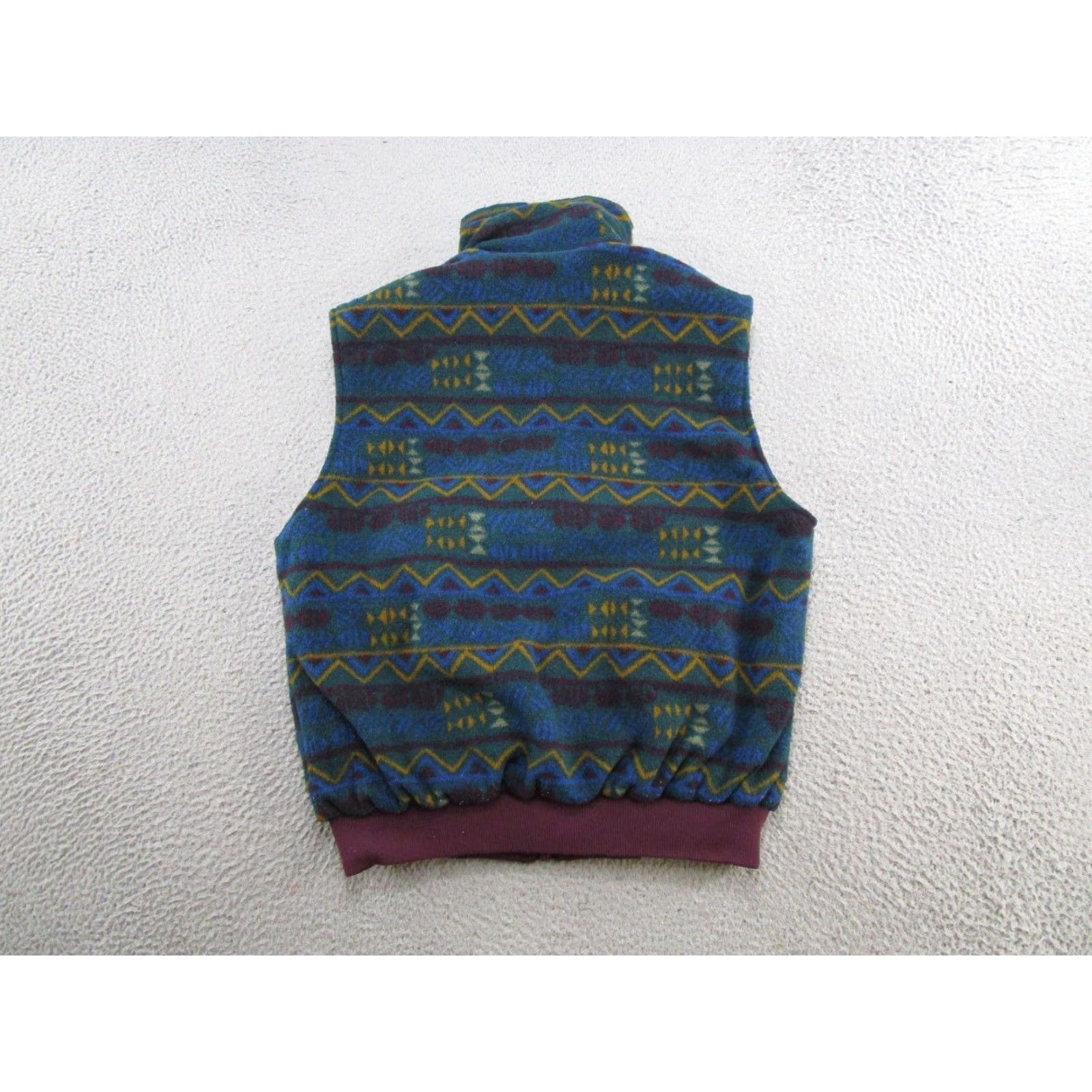 Vintage VINTAGE Columbia Reversible Vest Geometric Aztec Print Size M Green 90s Read Size US M / EU 48-50 / 2 - 6 Thumbnail