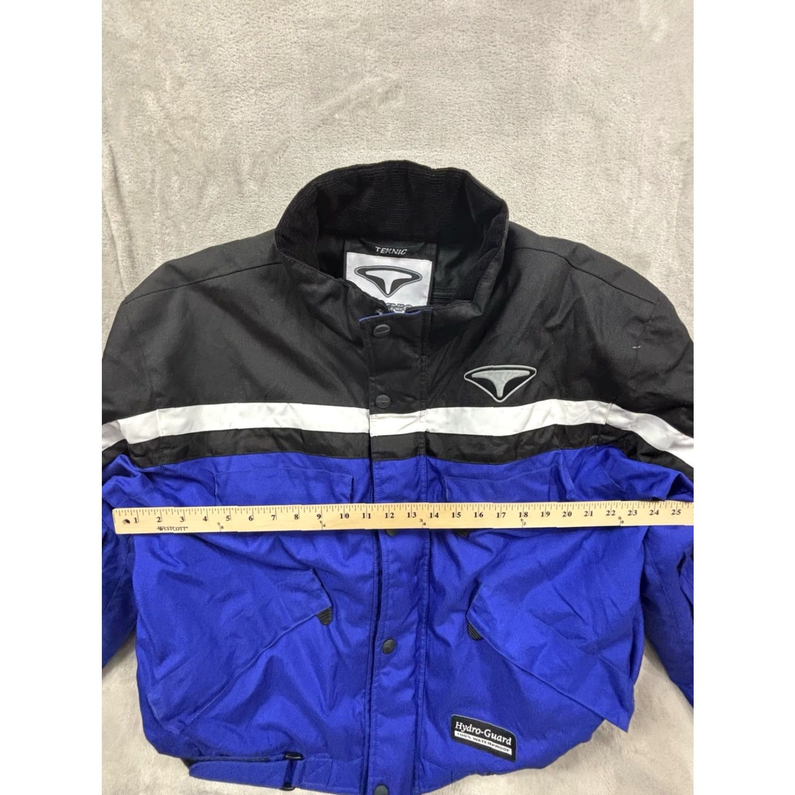 Vintage Teknic Men's Blue Motorcycle Heavy Duty Windproof Armor Liner Jacket 48/58 Size US M / EU 48-50 / 2 - 3 Thumbnail