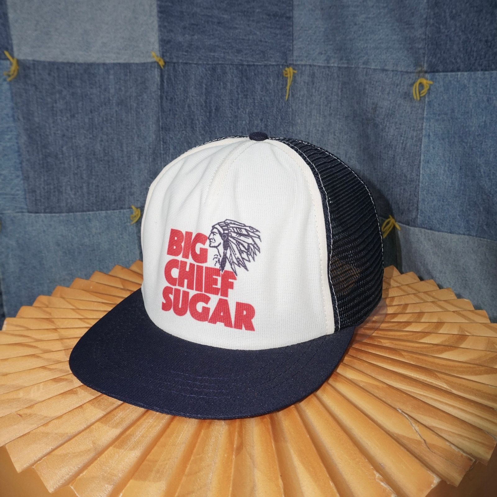 Vintage OSFA - Vintage big chief sugar essential 2 tone 1990s hat Size ONE SIZE - 2 Thumbnail