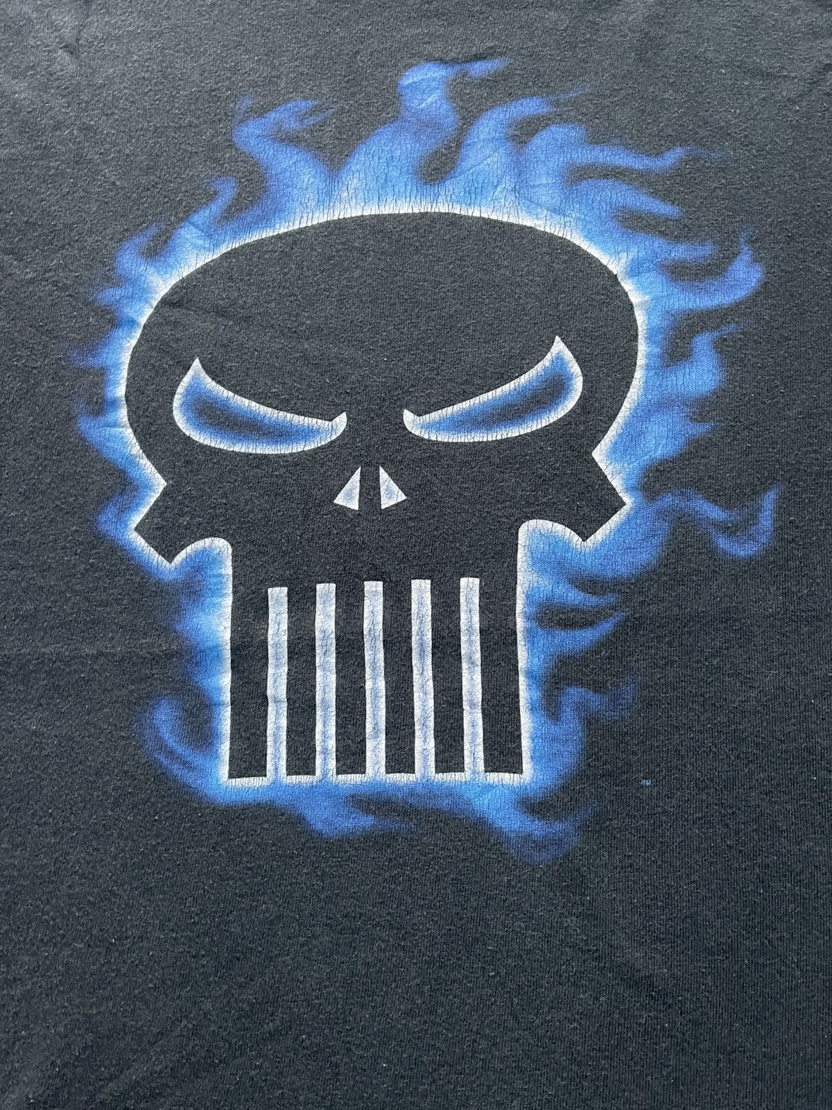 Marvel Comics VINTAGE Y2K MARVEL THE PUNISHER FLAMES SKULL VERY RARE Size US M / EU 48-50 / 2 - 3 Thumbnail