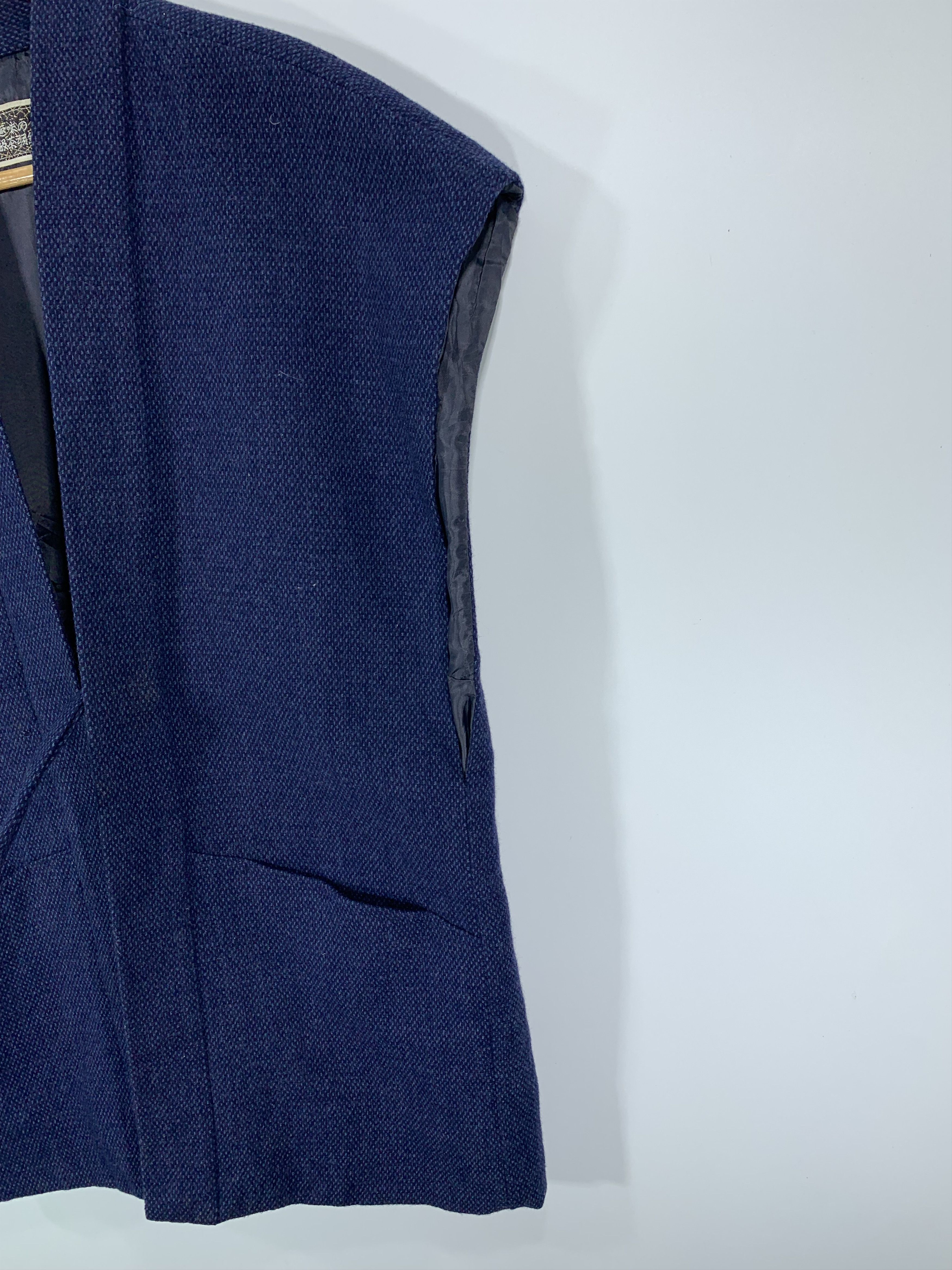 Japanese Brand × Vintage Vintage Shashiko Kendo Vest Wool Size US M / EU 48-50 / 2 - 2 Thumbnail