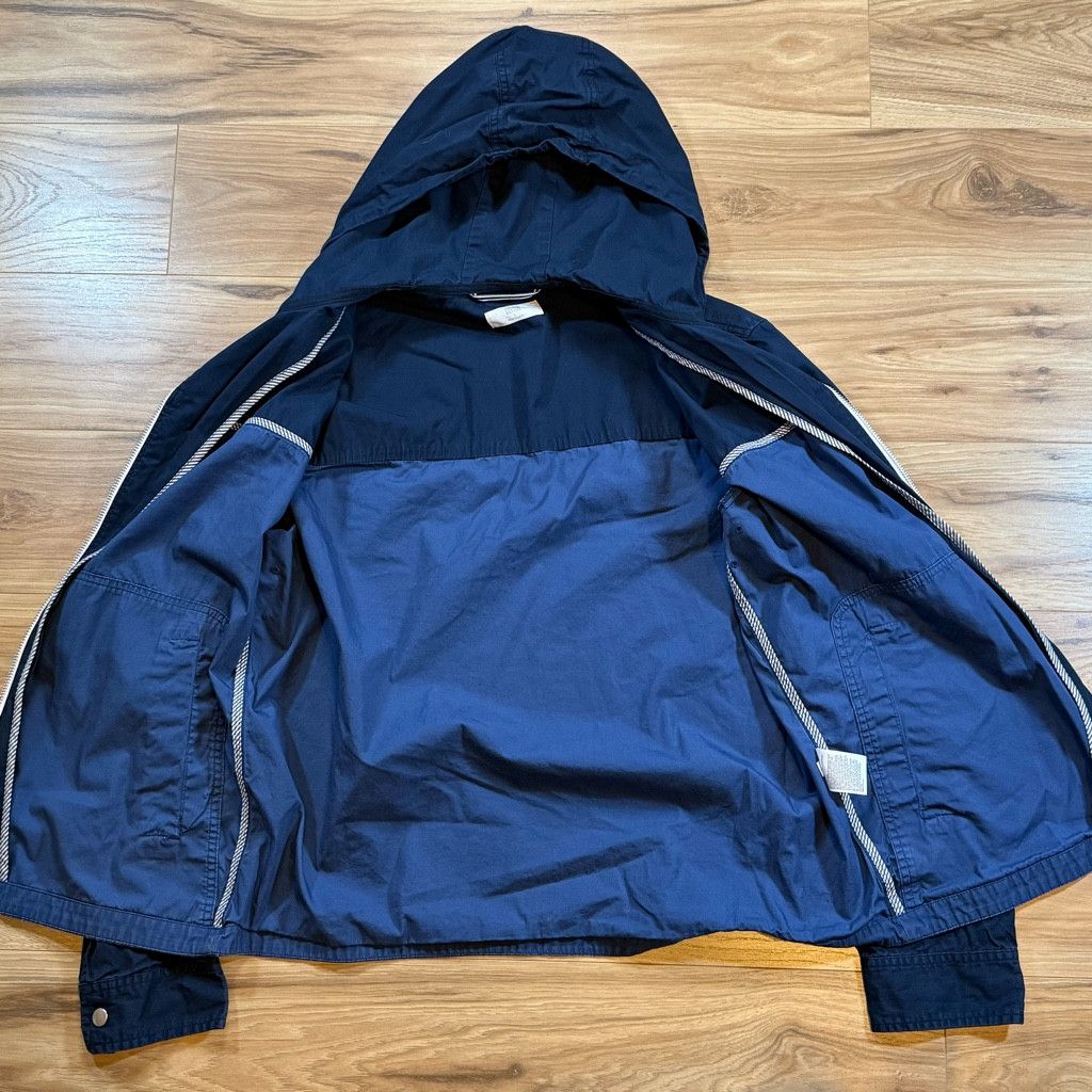 Uniqlo Uniqlo Men’s L Hooded Blue Cotton Zip Jacket Size US L / EU 52-54 / 3 - 3 Thumbnail