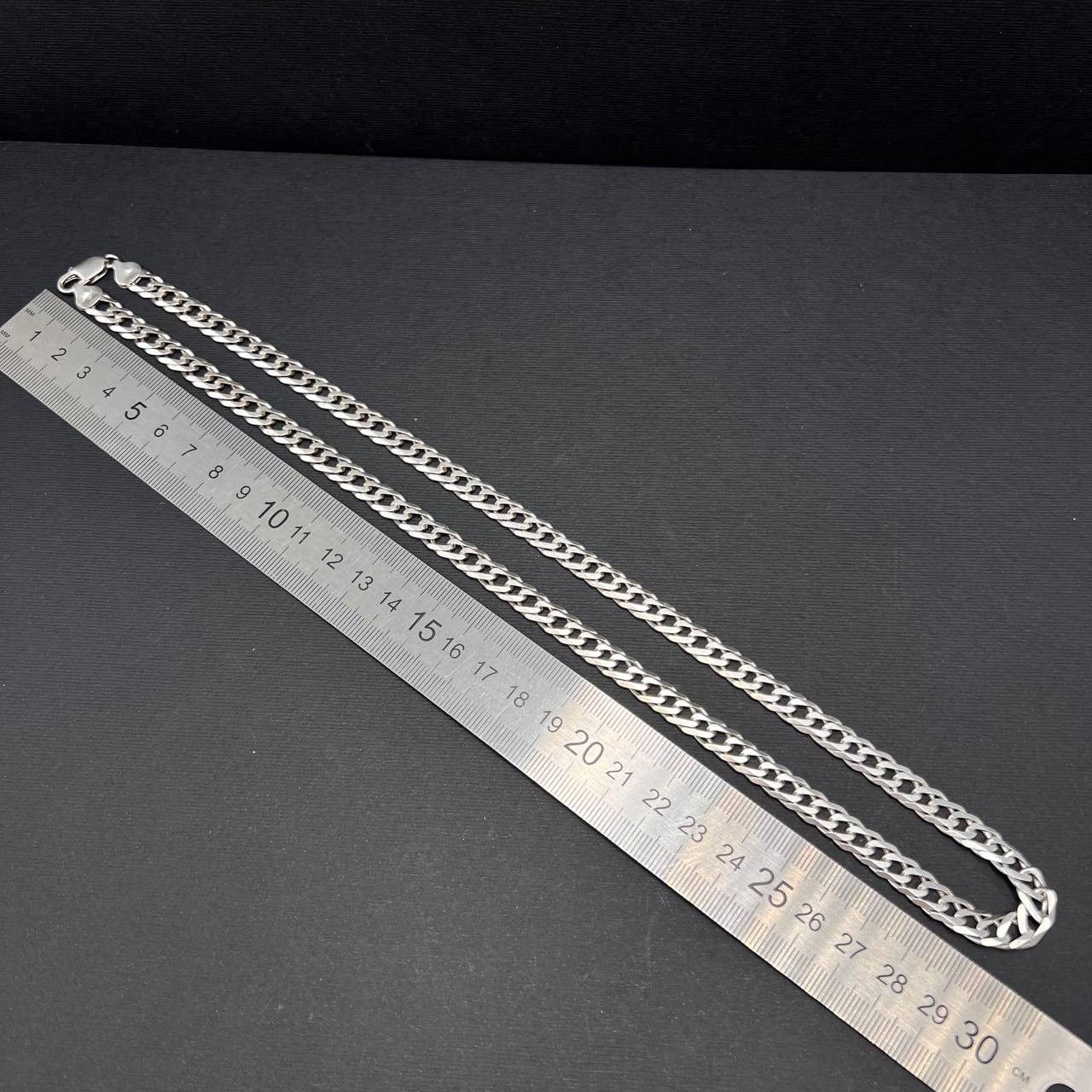 Sterling Silver Large Vintage Sterling Silver 925 Men's Chain 36.7 gr Size ONE SIZE - 8 Thumbnail