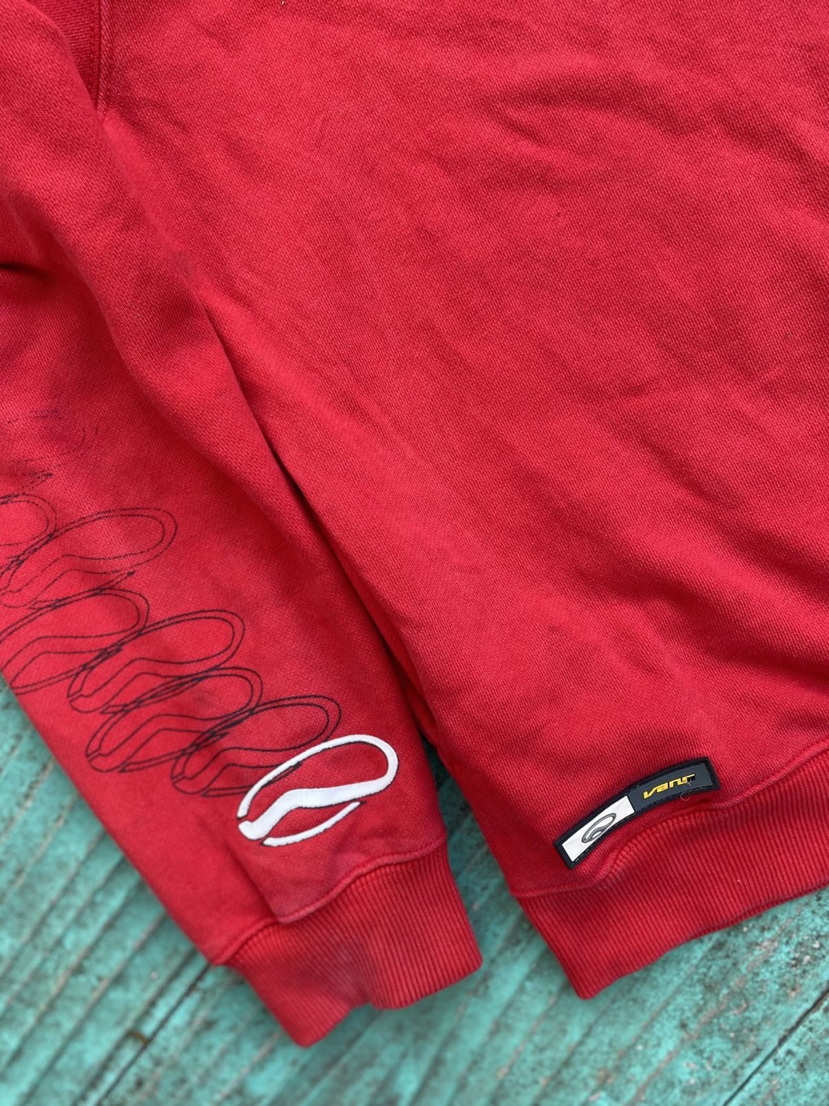 Vans Vans 90s vintage red sweatshirt Size US XL / EU 56 / 4 - 3 Thumbnail