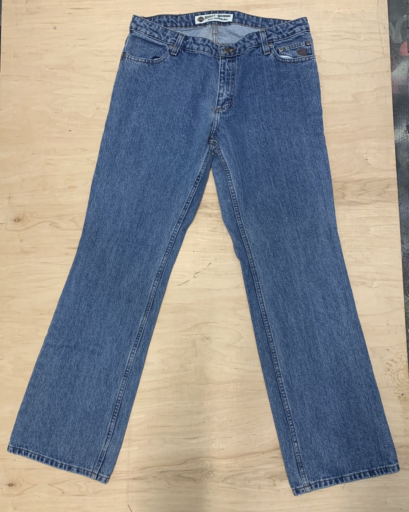 Harley Davidson × Vintage Harley-Davidson jeans Size 34" / US 12 / IT 48 - 1 Thumbnail