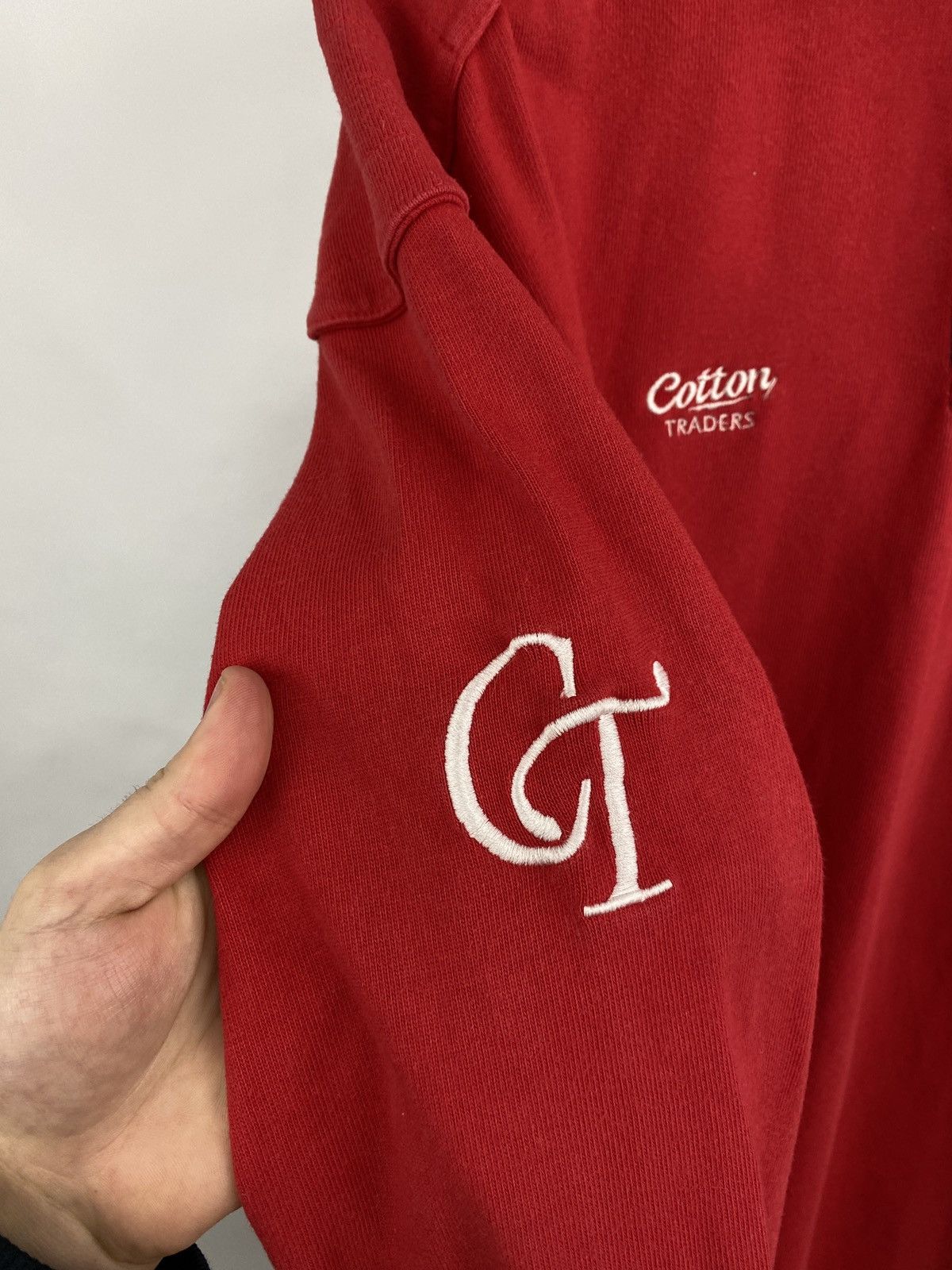 Cotton Traders 🏴󠁧󠁢󠁷󠁬󠁳󠁿 🏉 Vintage 90s Wales Cotton Traders Rugby Jersey Rare Retro Size US L / EU 52-54 / 3 - 7 Thumbnail
