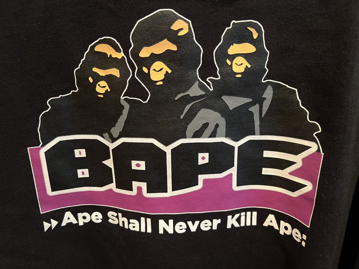 Bape BAPE Archive Crewneck In Black GOAT Exclusive Size US XXL / EU 58 / 5 - 2 Thumbnail
