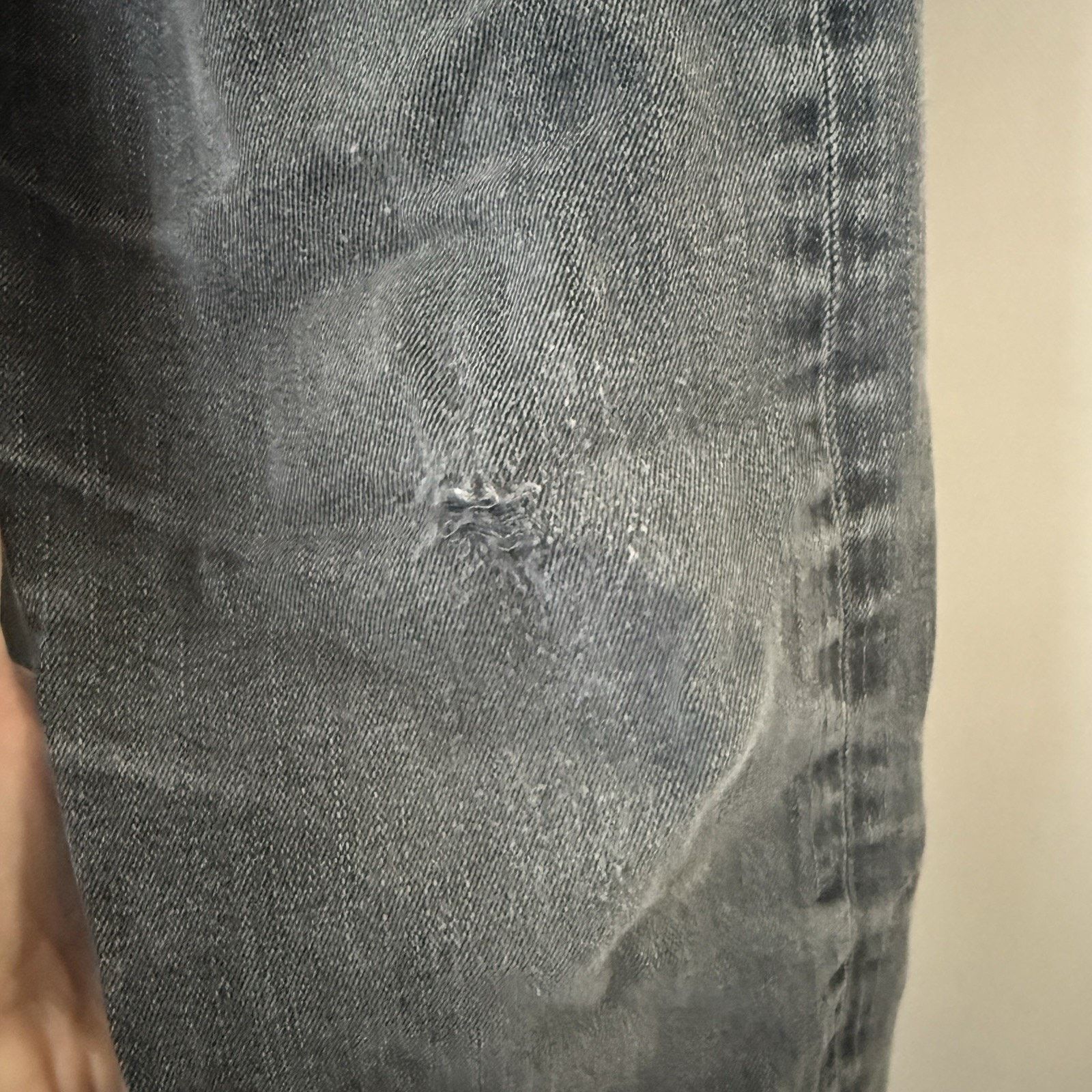 Flint And Tinder Flint And Tinder Straight Fit Faded Distressed Denim Jeans Size US 30 / EU 46 - 8 Thumbnail