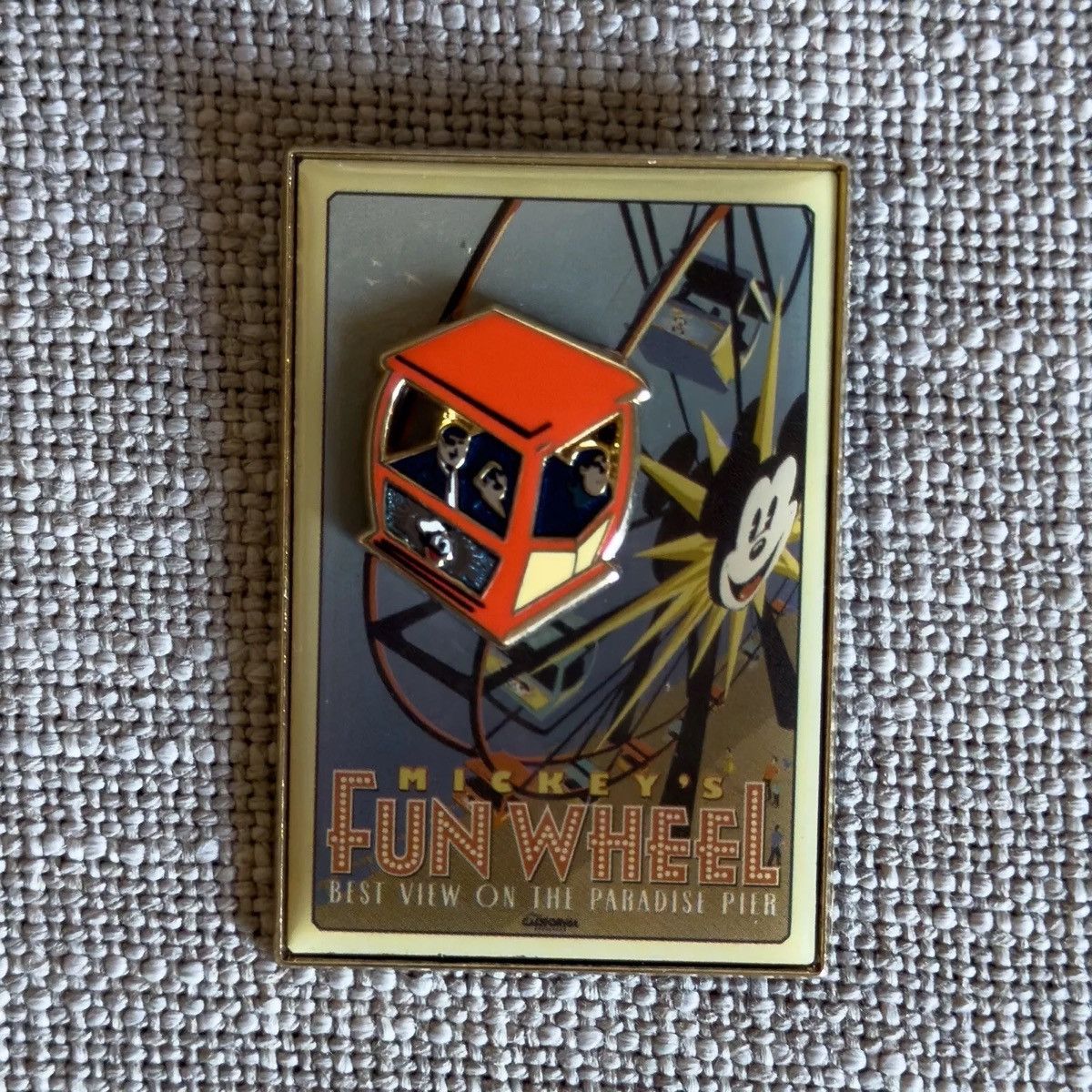 Disney WDI Disneyland Attraction Poster Mickey's Funwheel 3D Pin LE Size ONE SIZE - 4 Thumbnail