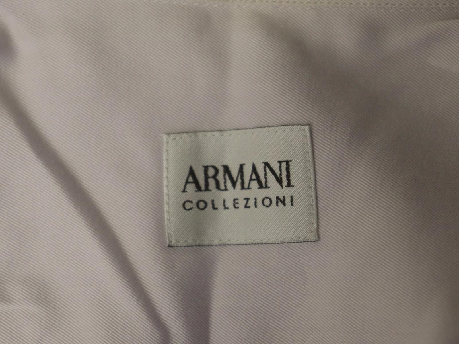 Armani Armani Pink 100% Cotton Collar Formal Dress Shirt Size 40 Size 38R - 8 Thumbnail