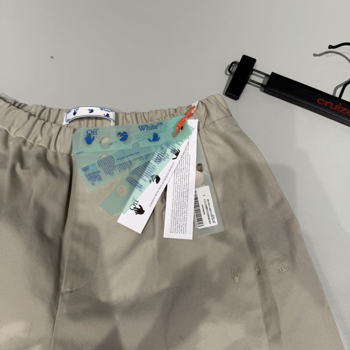 Off-White Off White Lounge Shorts Abbey Stone Abb Size US 34 / EU 50 - 4 Thumbnail