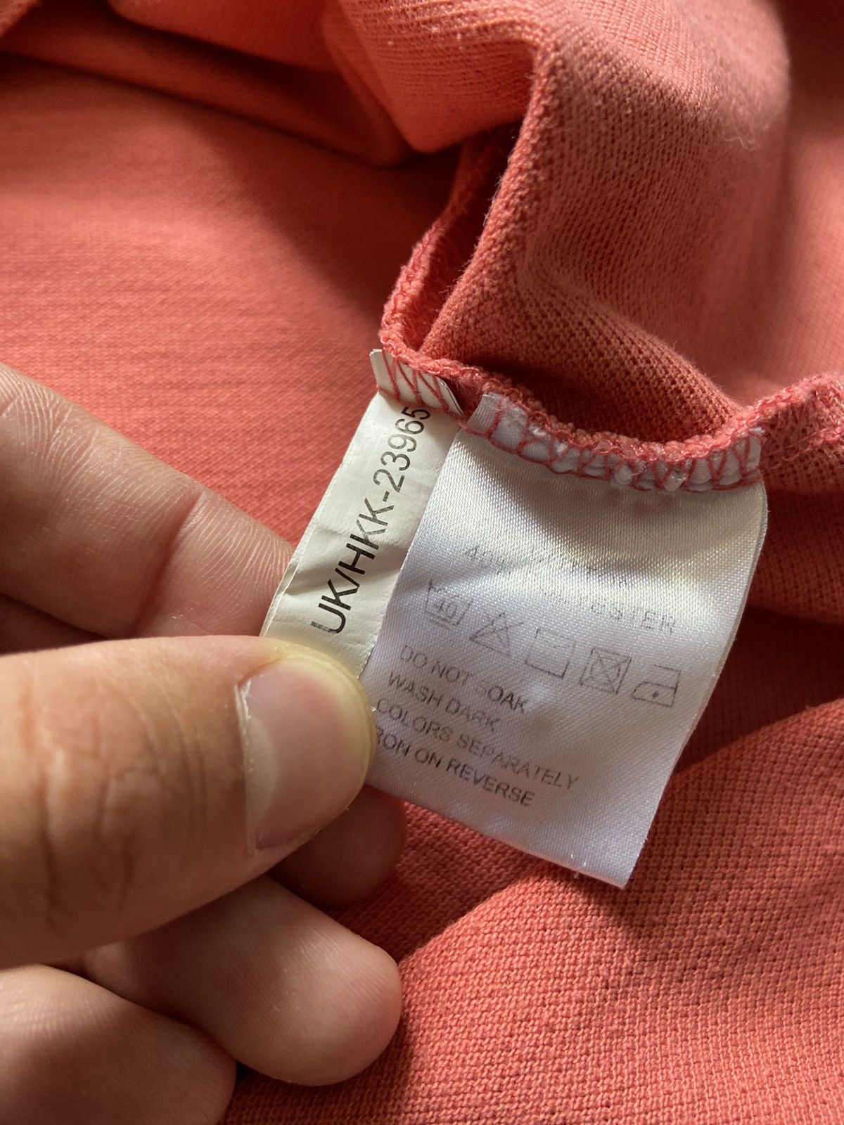Yves Saint Laurent Vintage YSL Pink Polo Large Size US L / EU 52-54 / 3 - 7 Thumbnail